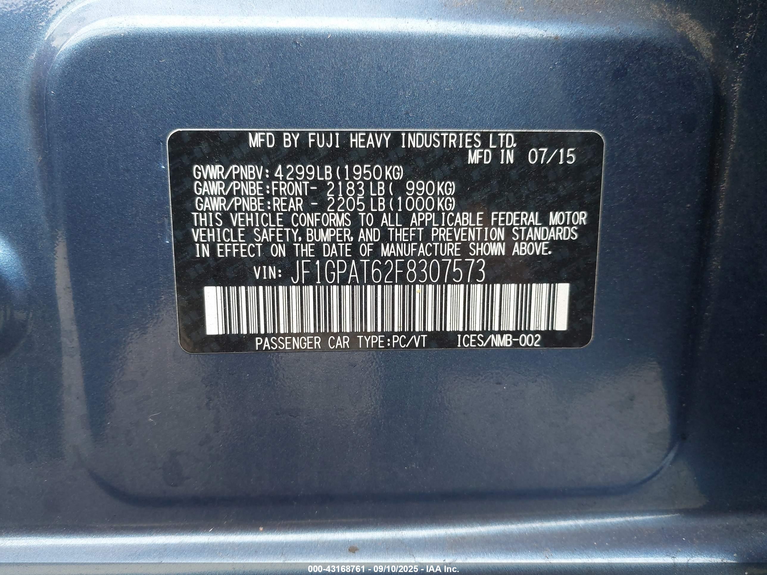 SUBARU IMPREZA image 9