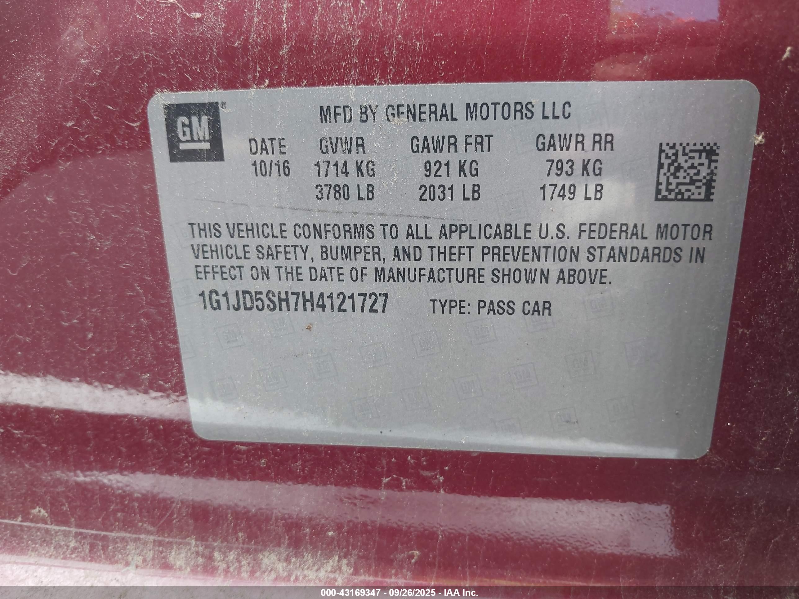 CHEVROLET SONIC image 9