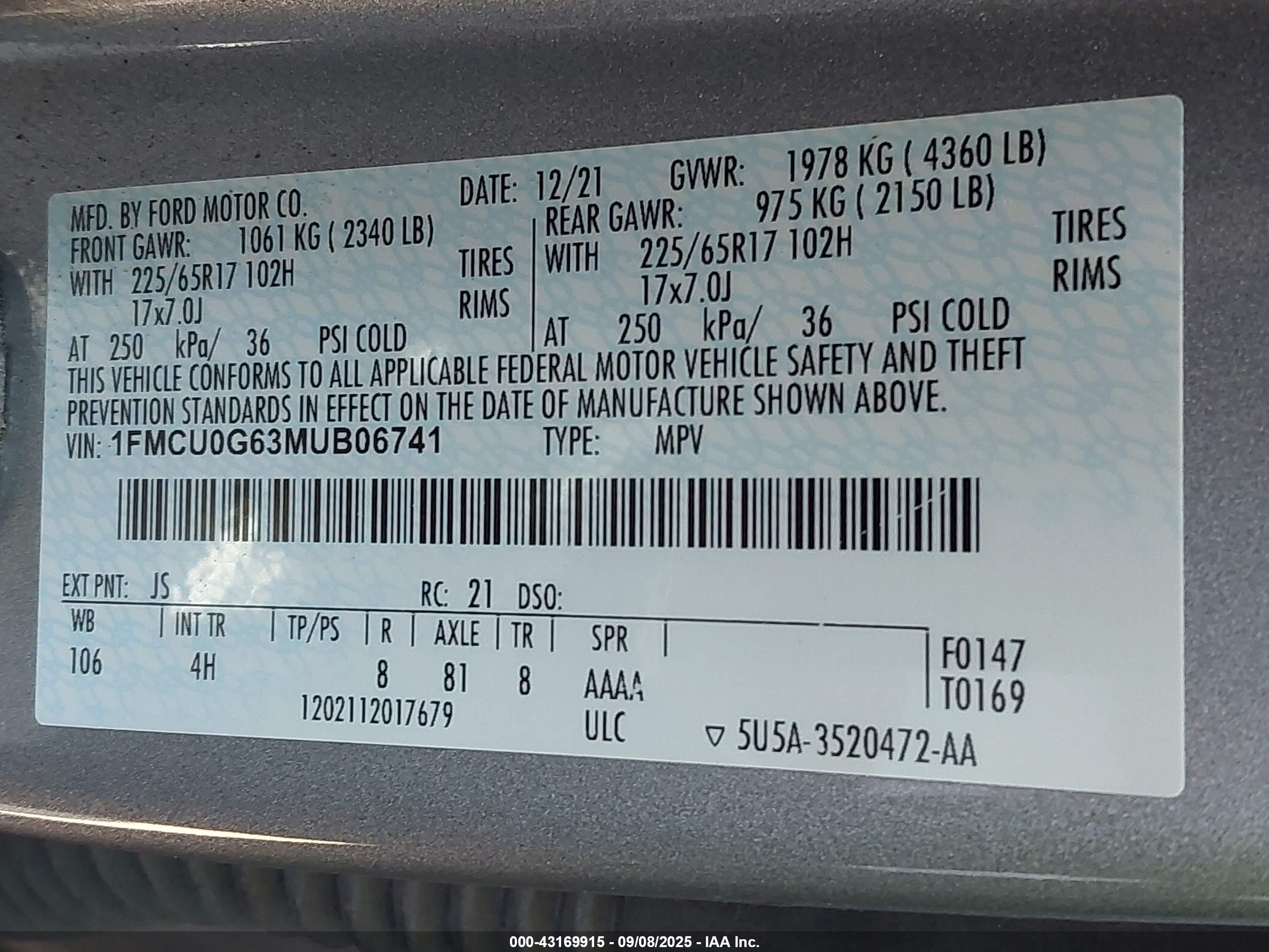 FORD ESCAPE image 9