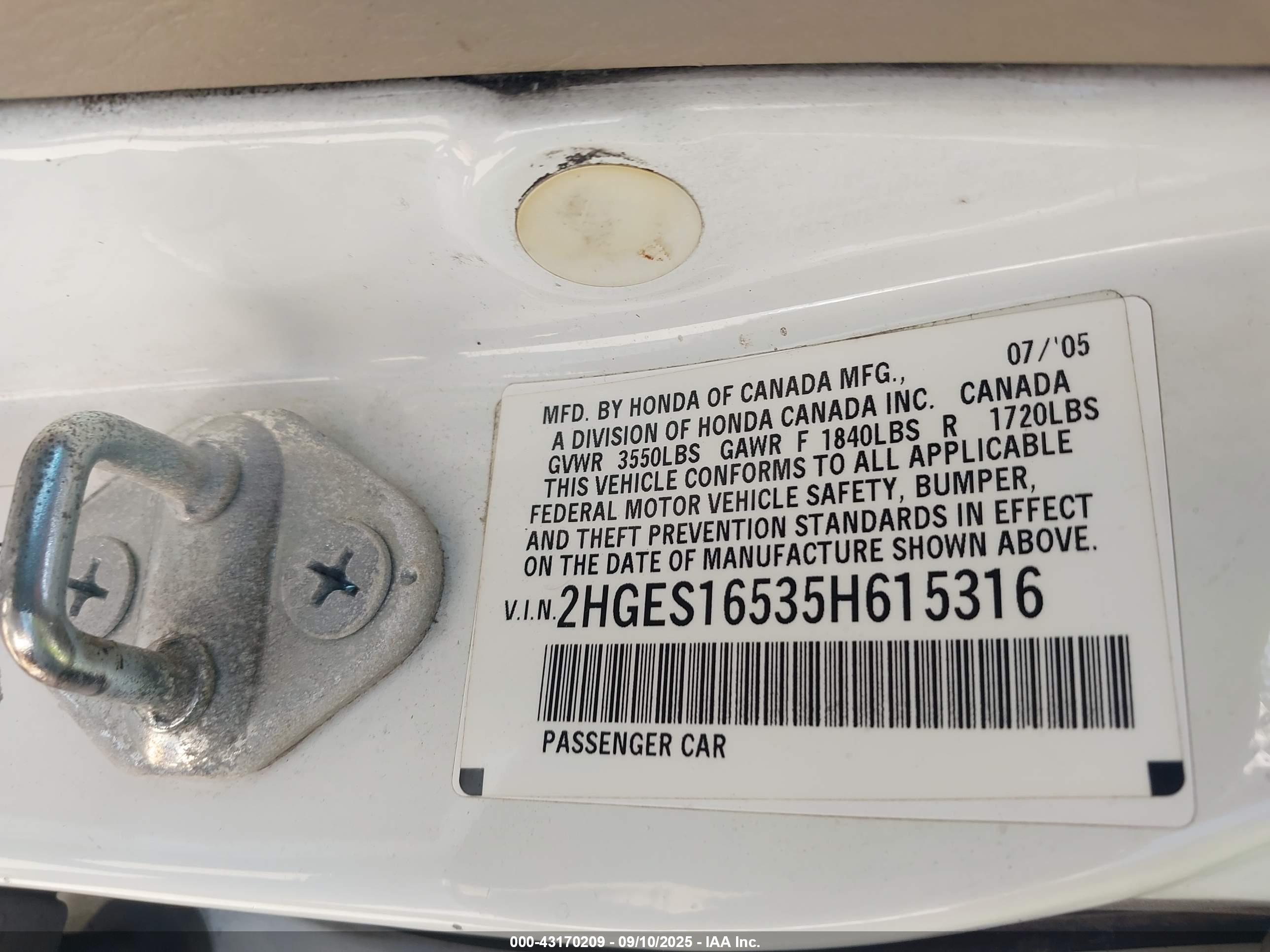HONDA CIVIC image 9