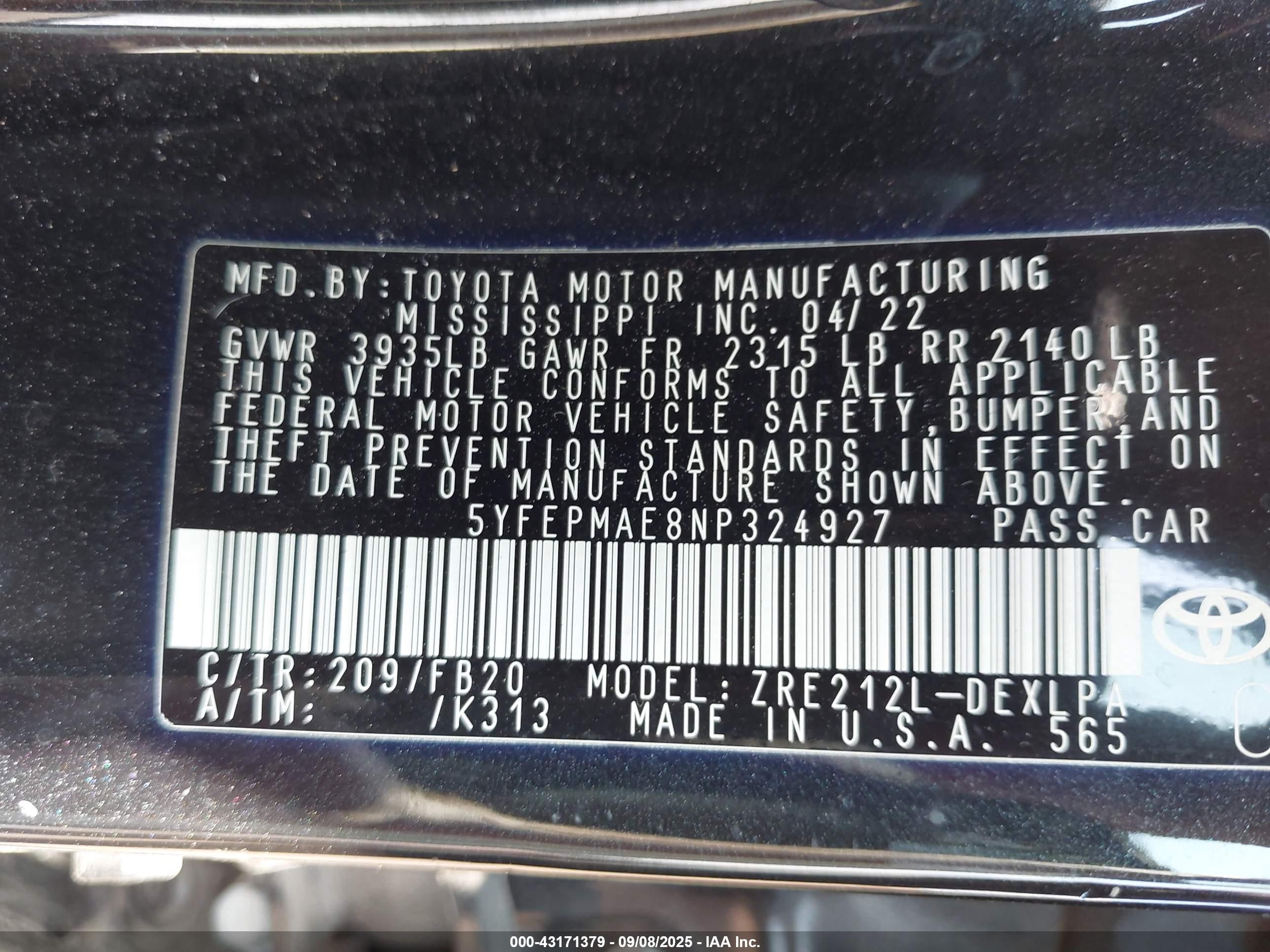 TOYOTA COROLLA image 9