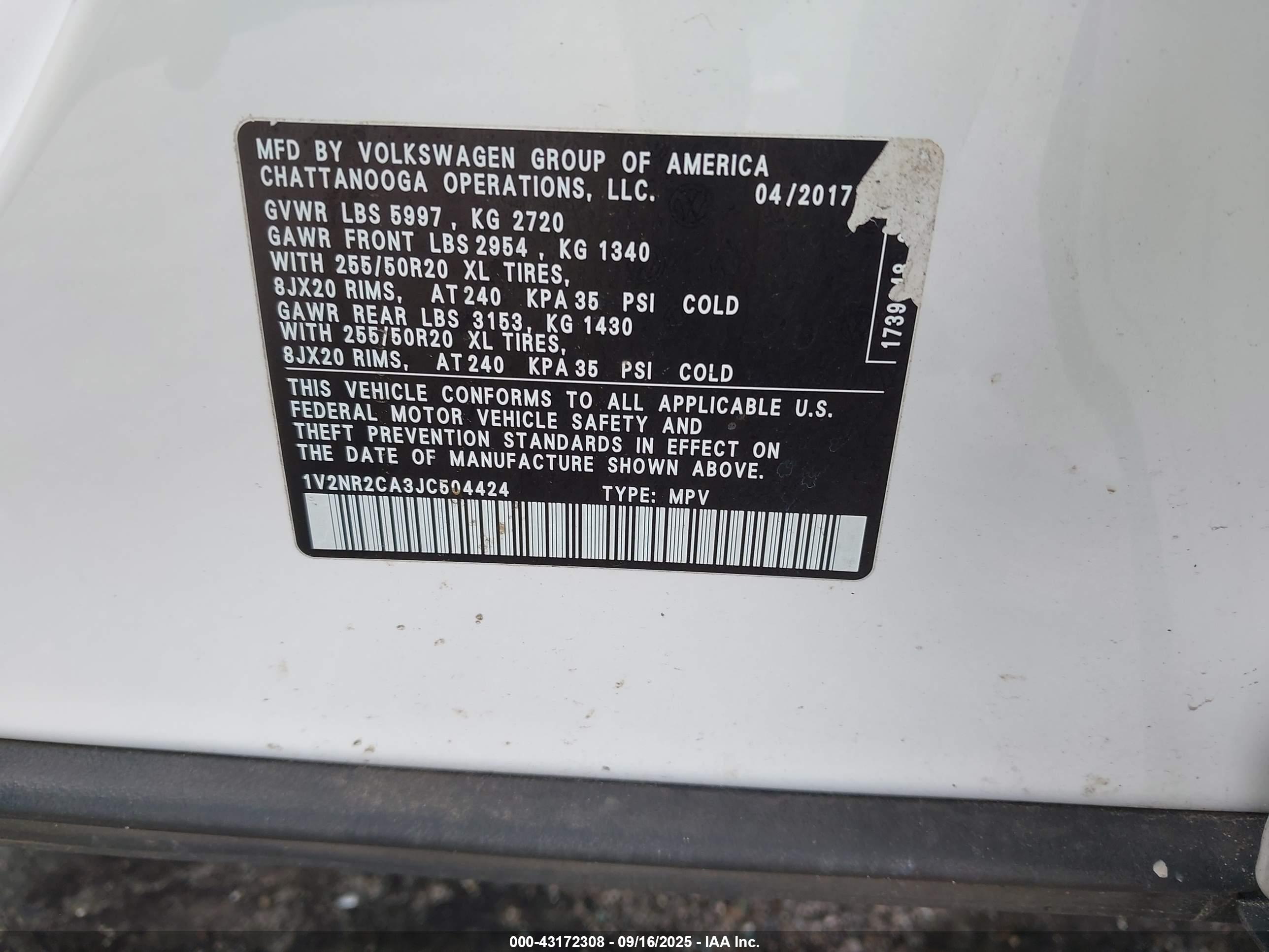 VOLKSWAGEN ATLAS image 9
