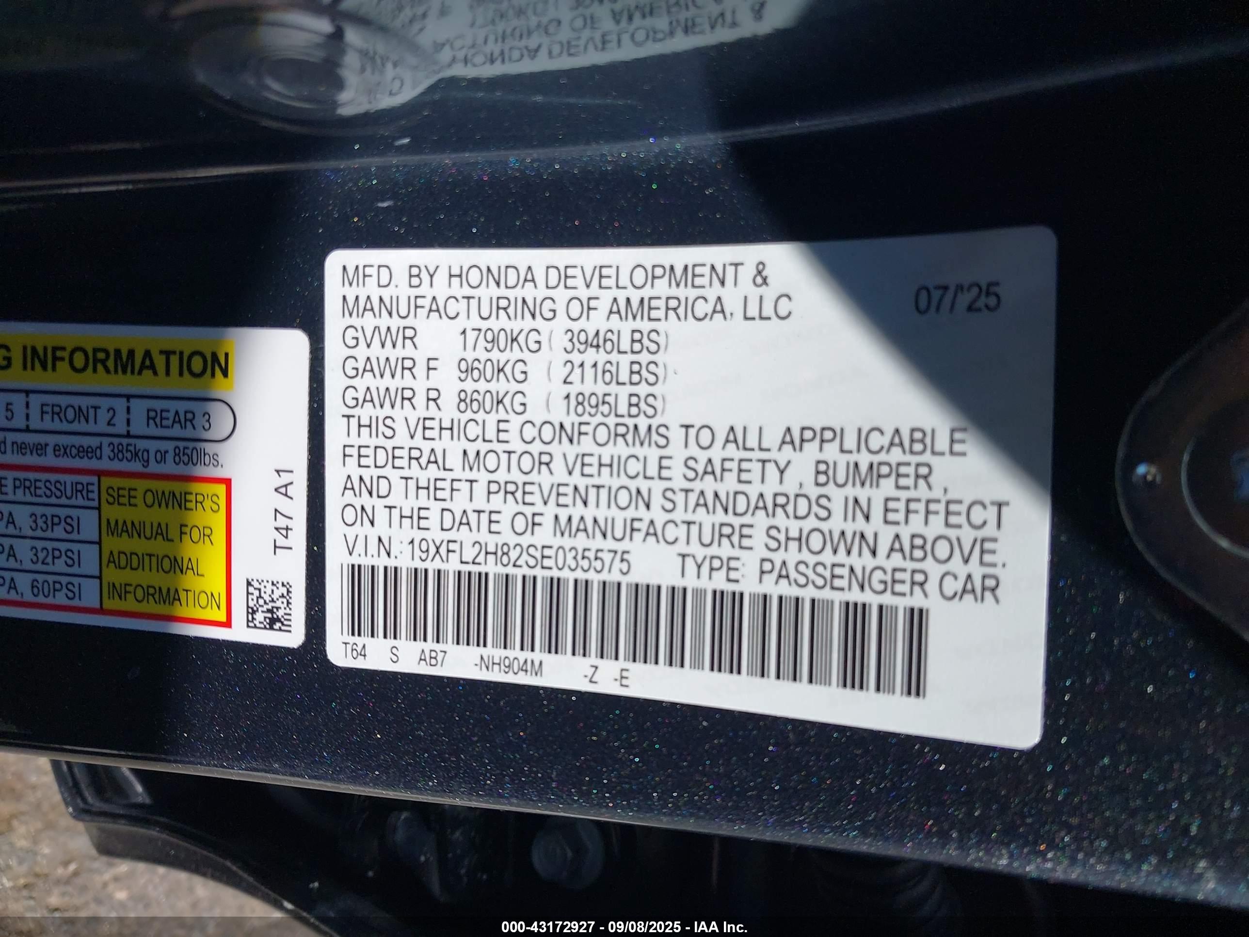 HONDA CIVIC image 9