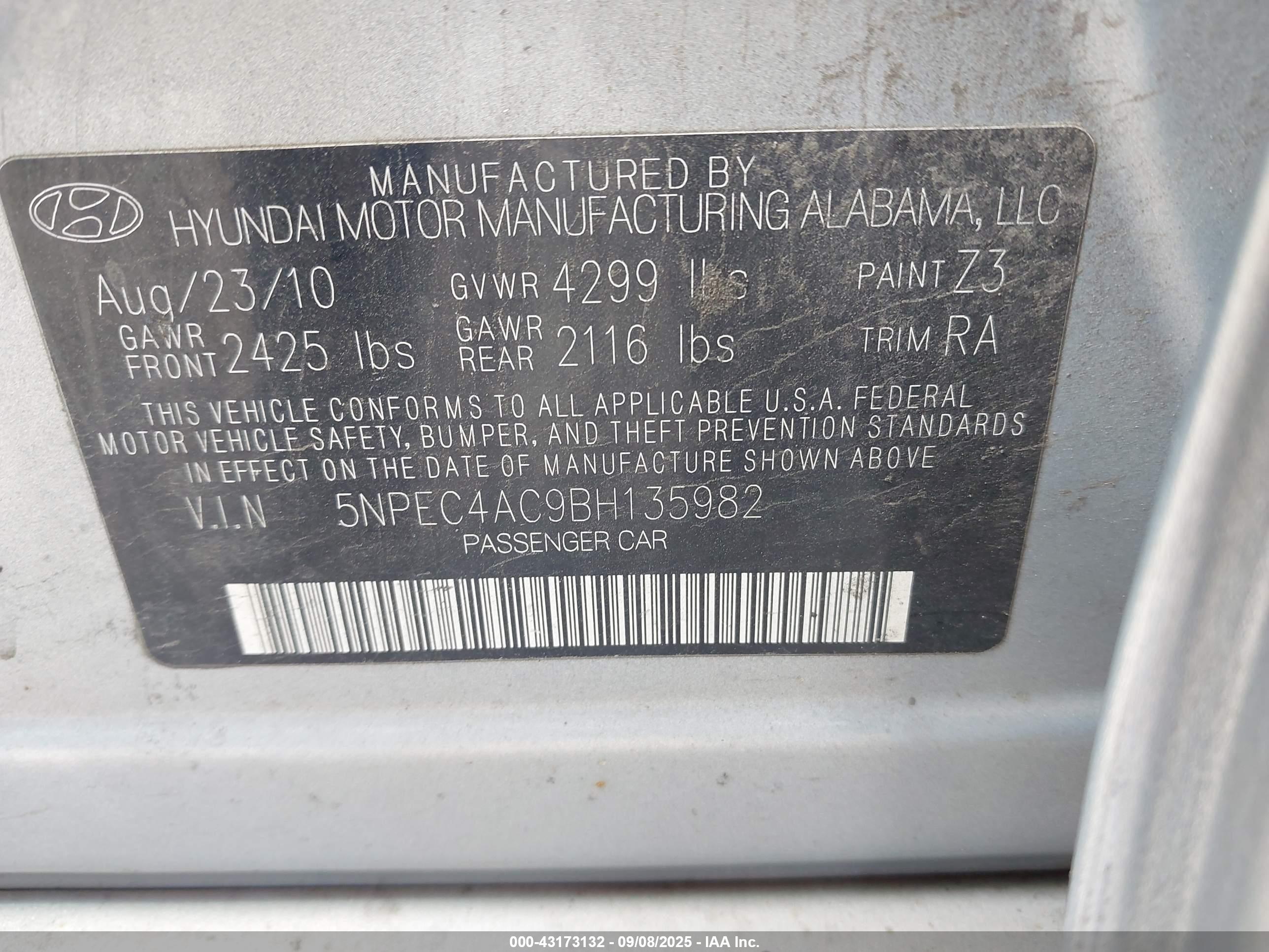 HYUNDAI SONATA image 9