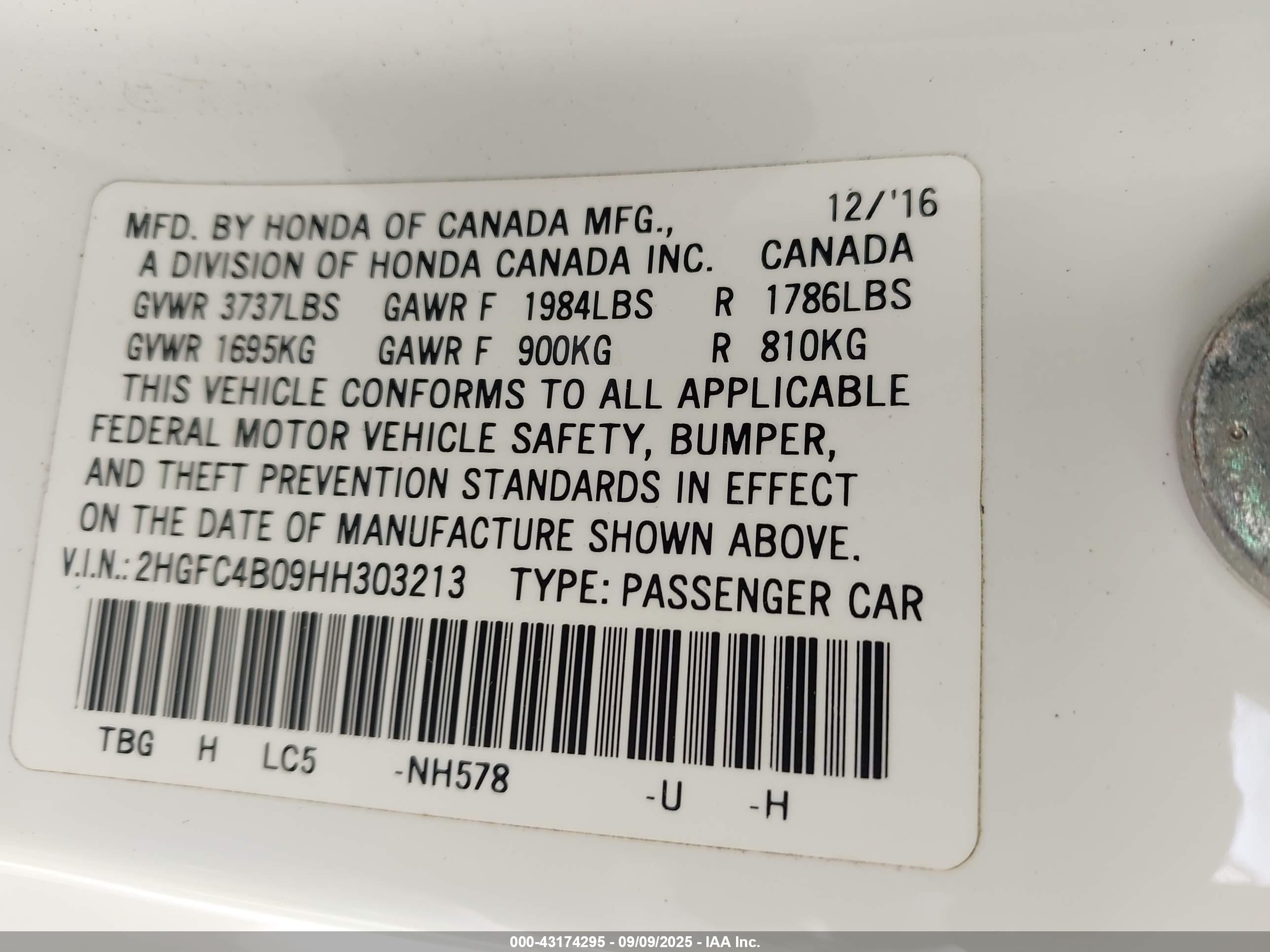 HONDA CIVIC image 9