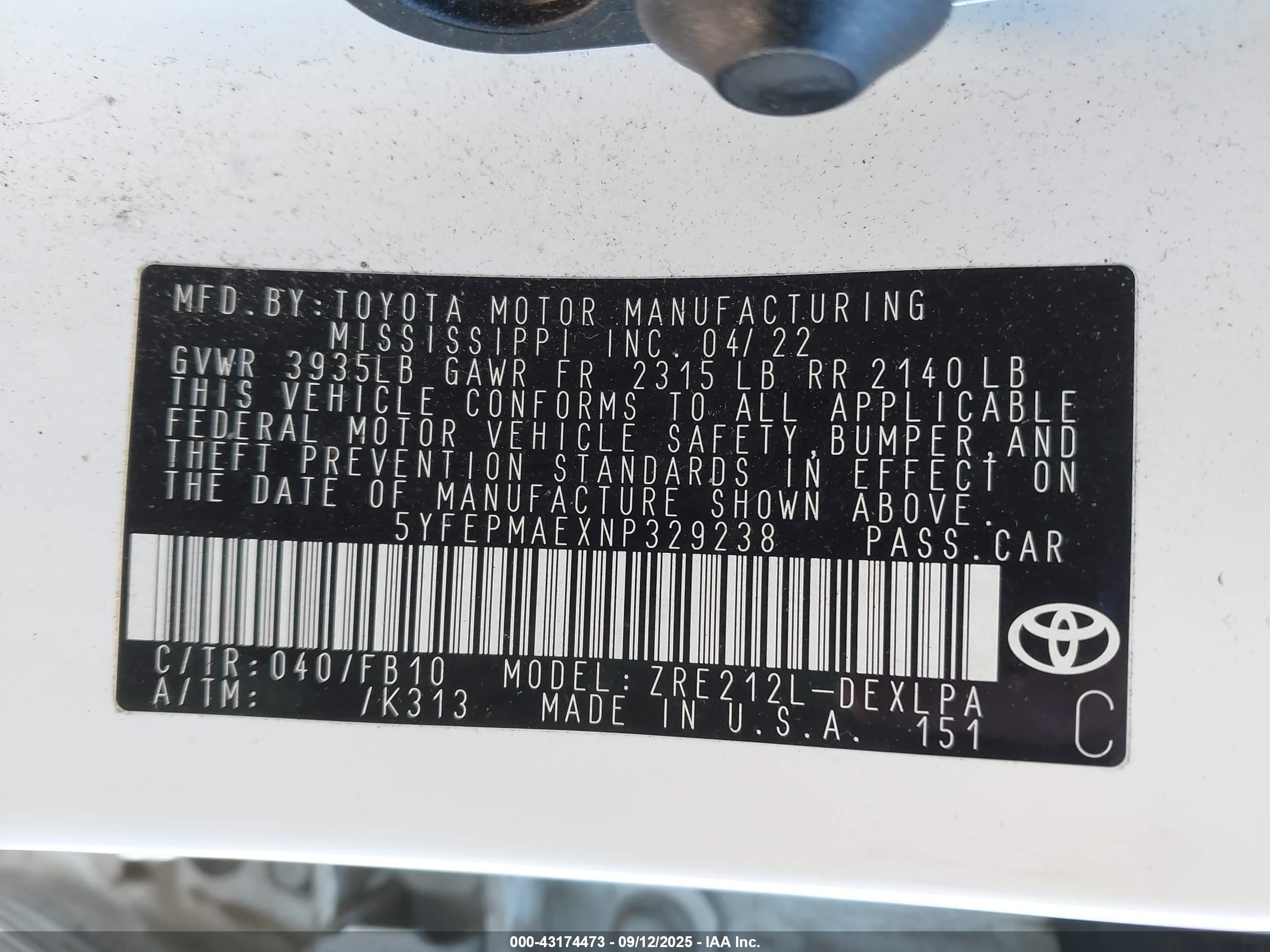 TOYOTA COROLLA image 9