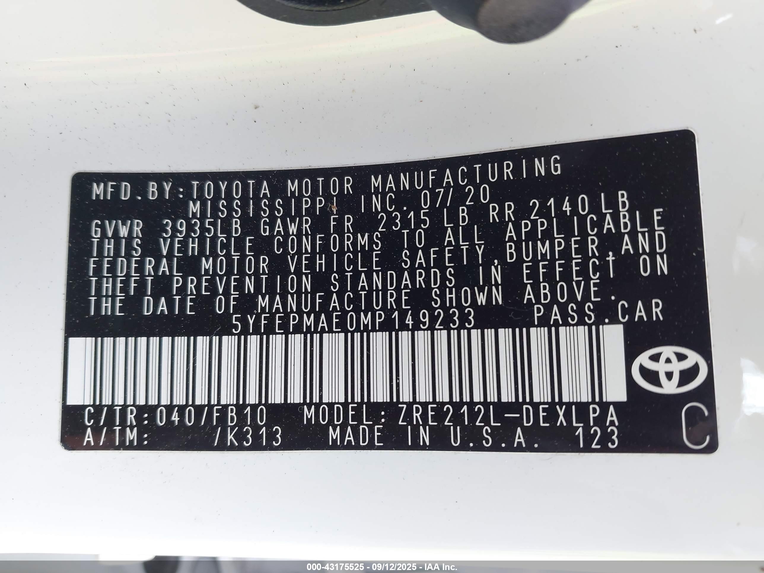 TOYOTA COROLLA image 9
