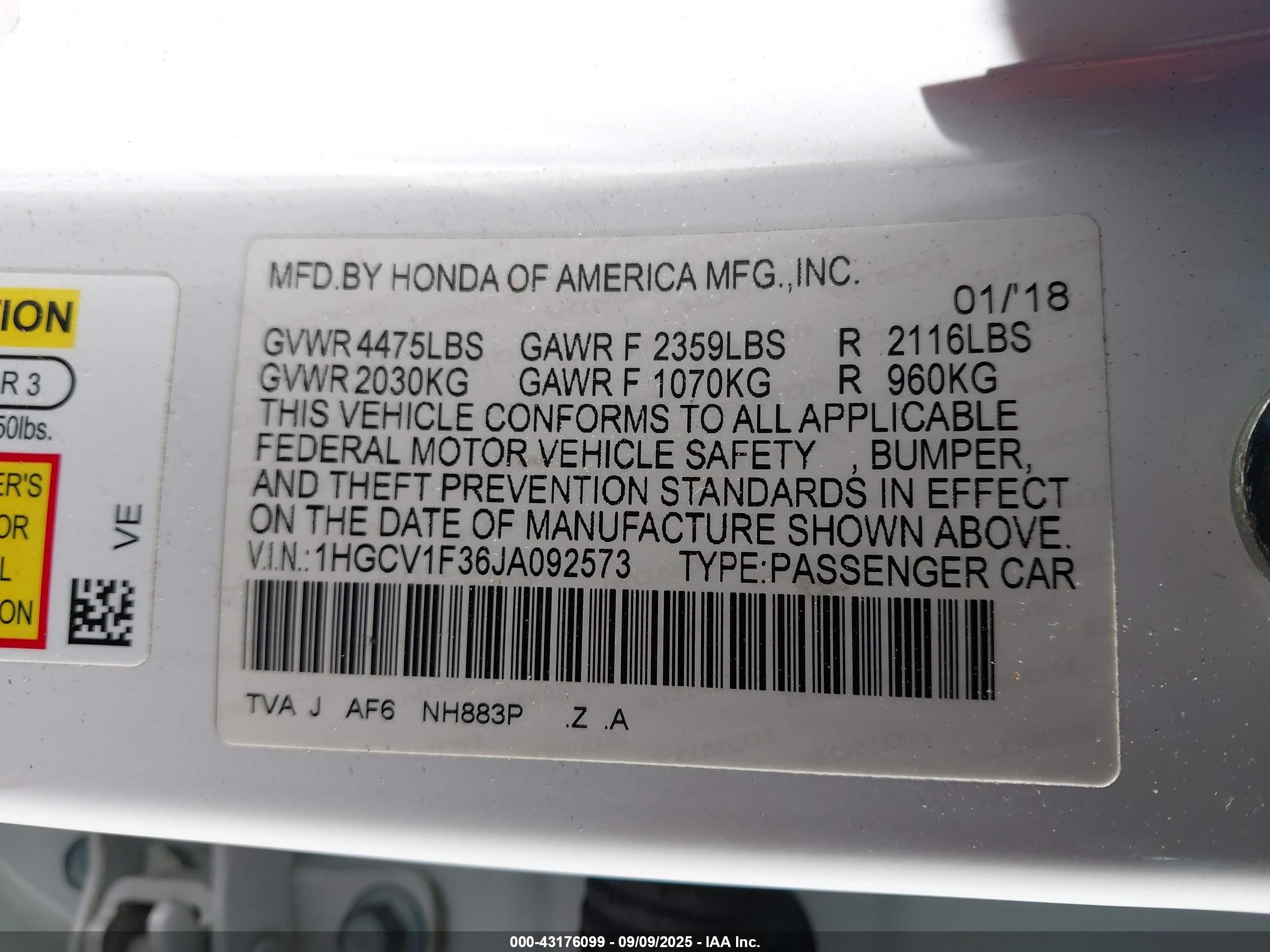 HONDA ACCORD image 9