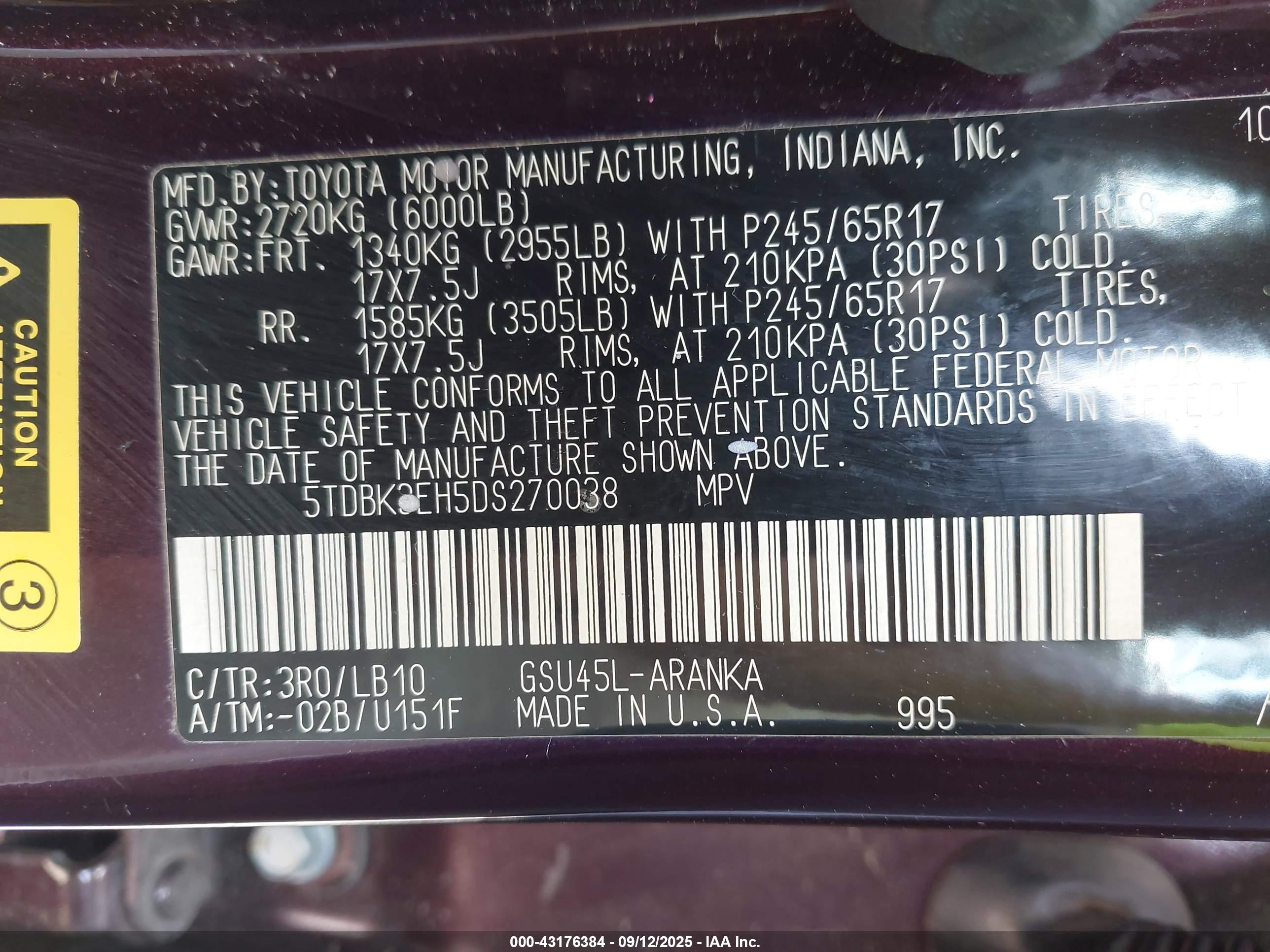 TOYOTA HIGHLANDER image 9