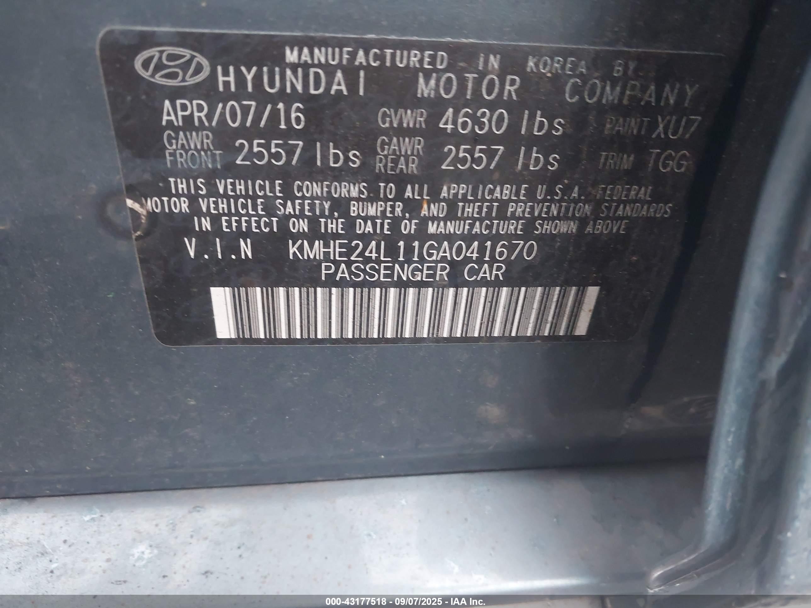 HYUNDAI SONATA image 9