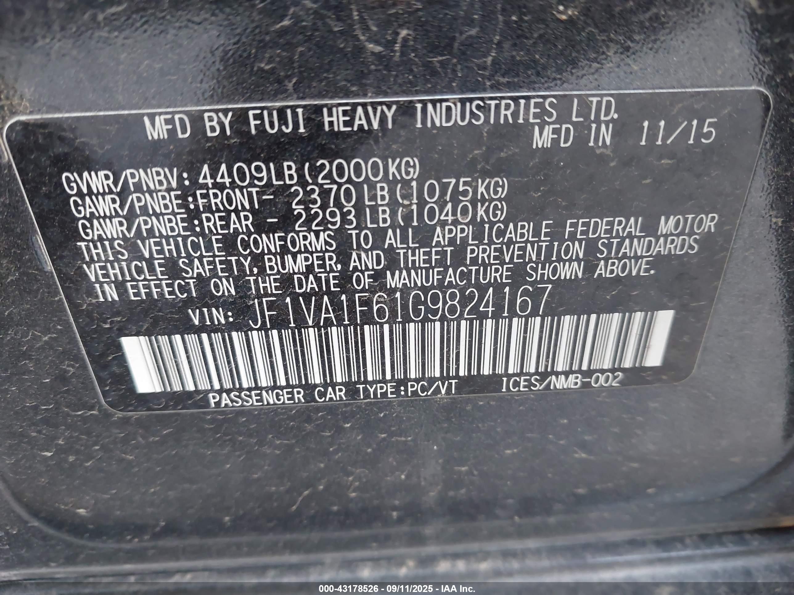 SUBARU WRX image 9