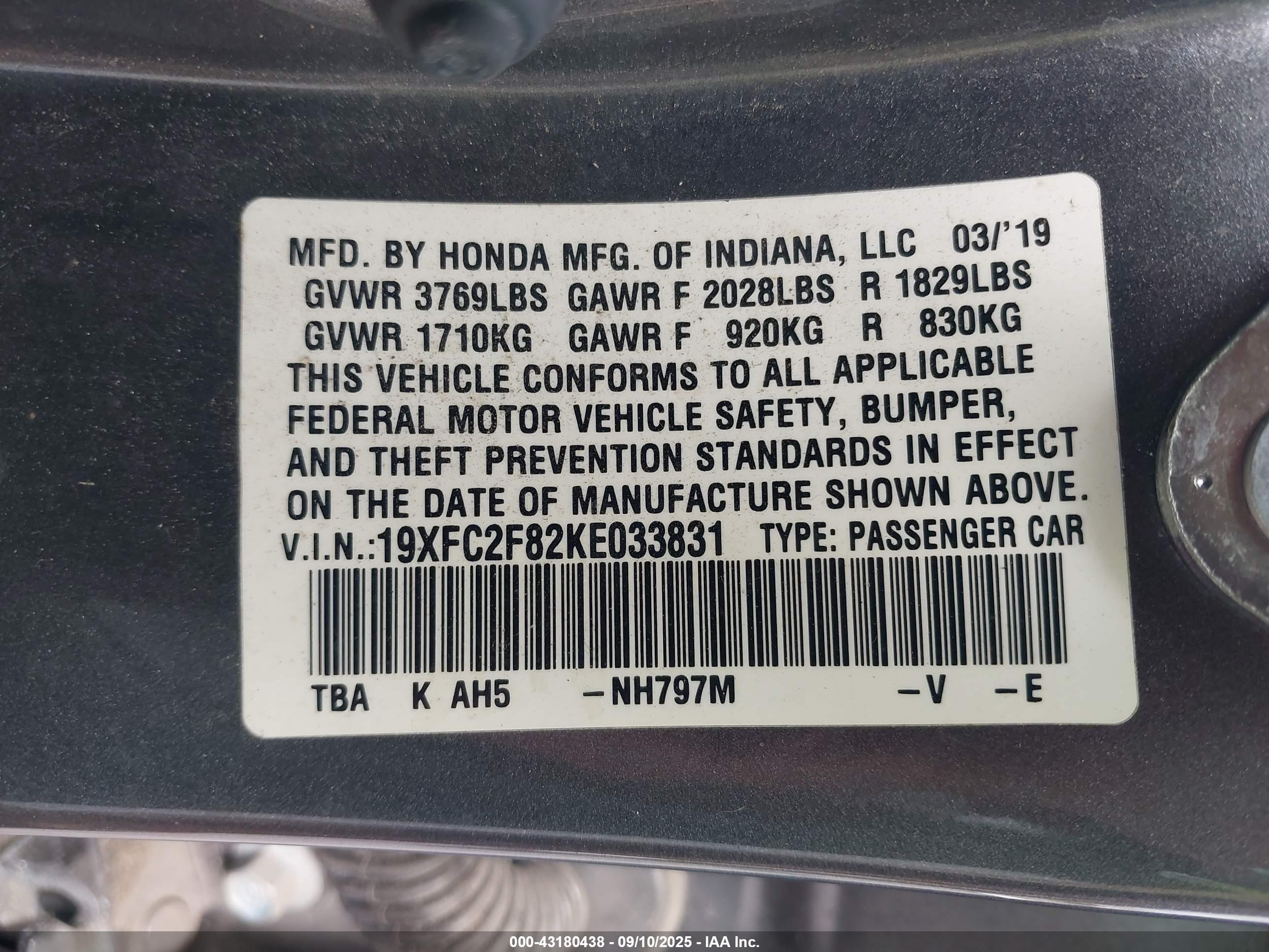 HONDA CIVIC image 9
