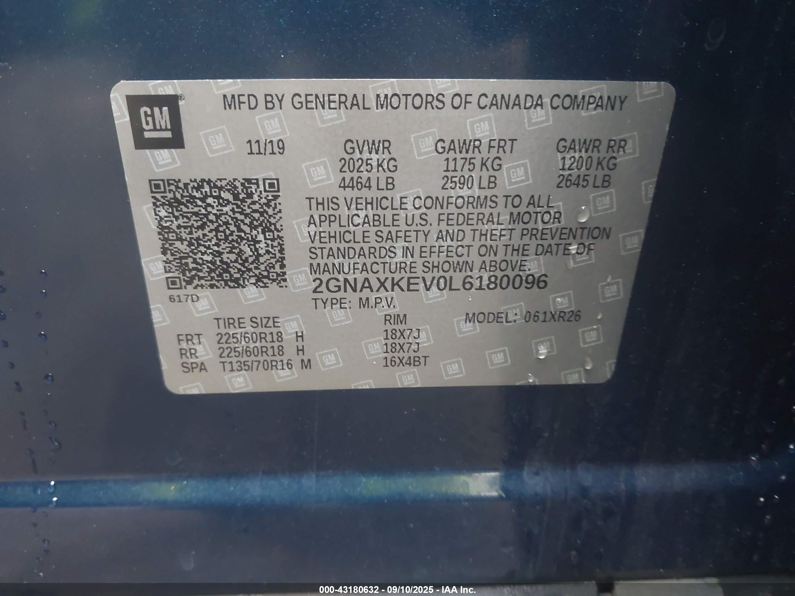 CHEVROLET EQUINOX image 9