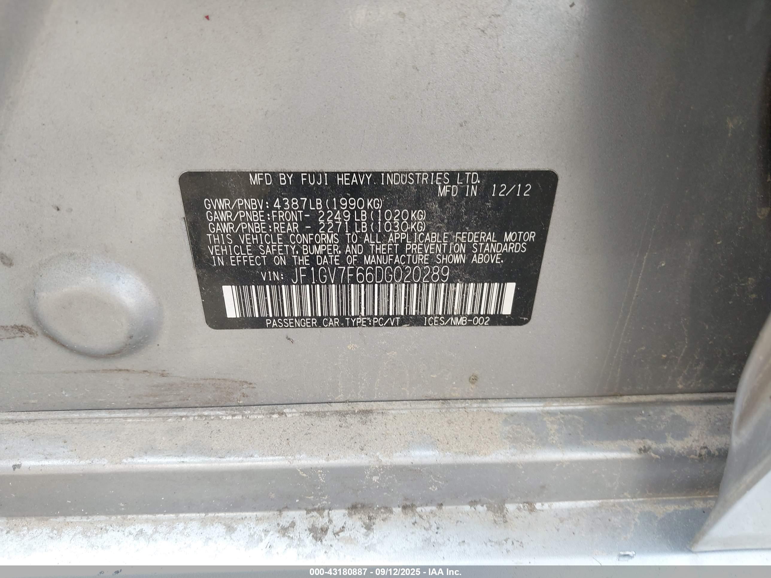 SUBARU IMPREZA image 9