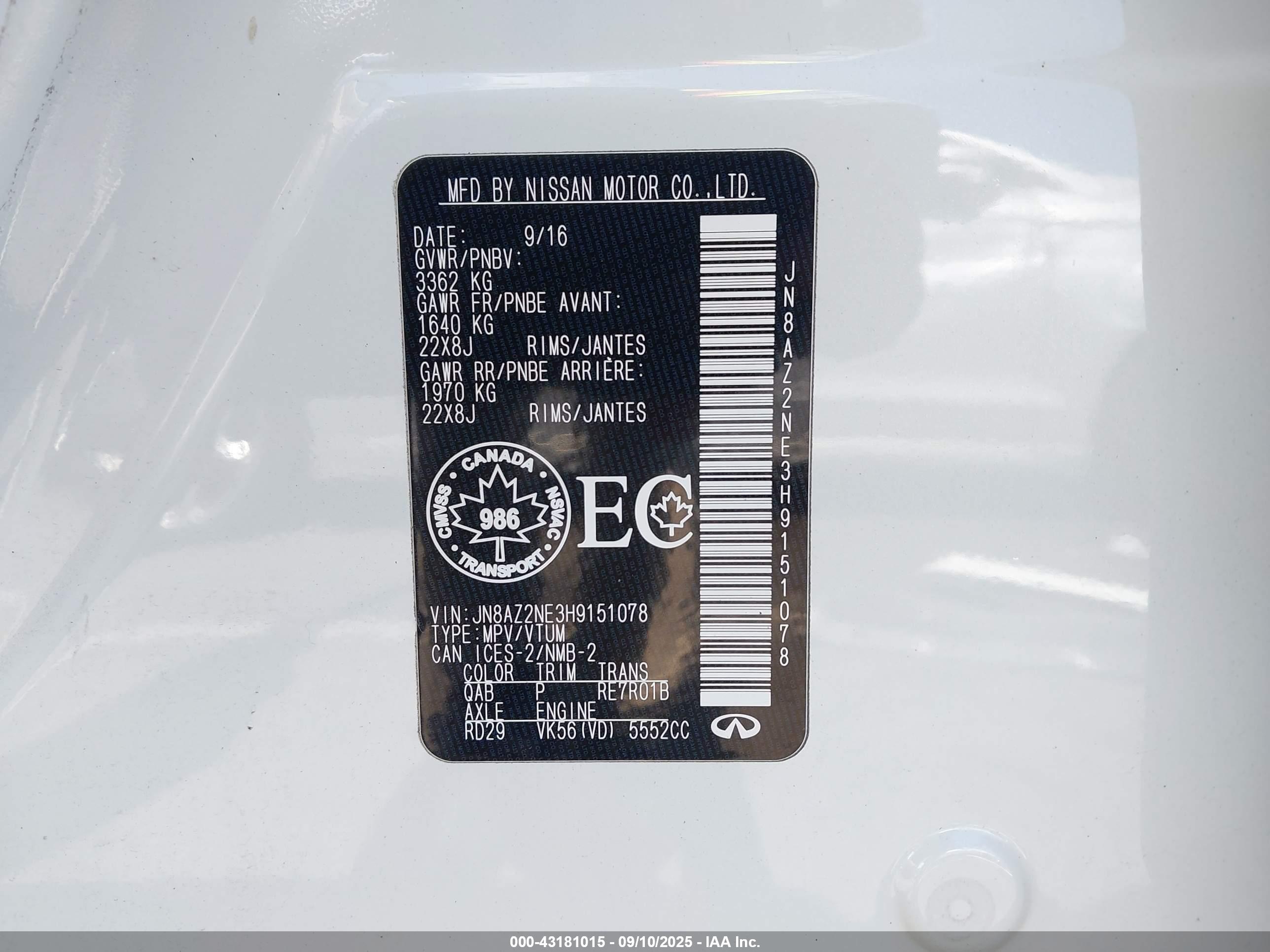 INFINITI QX80 image 9