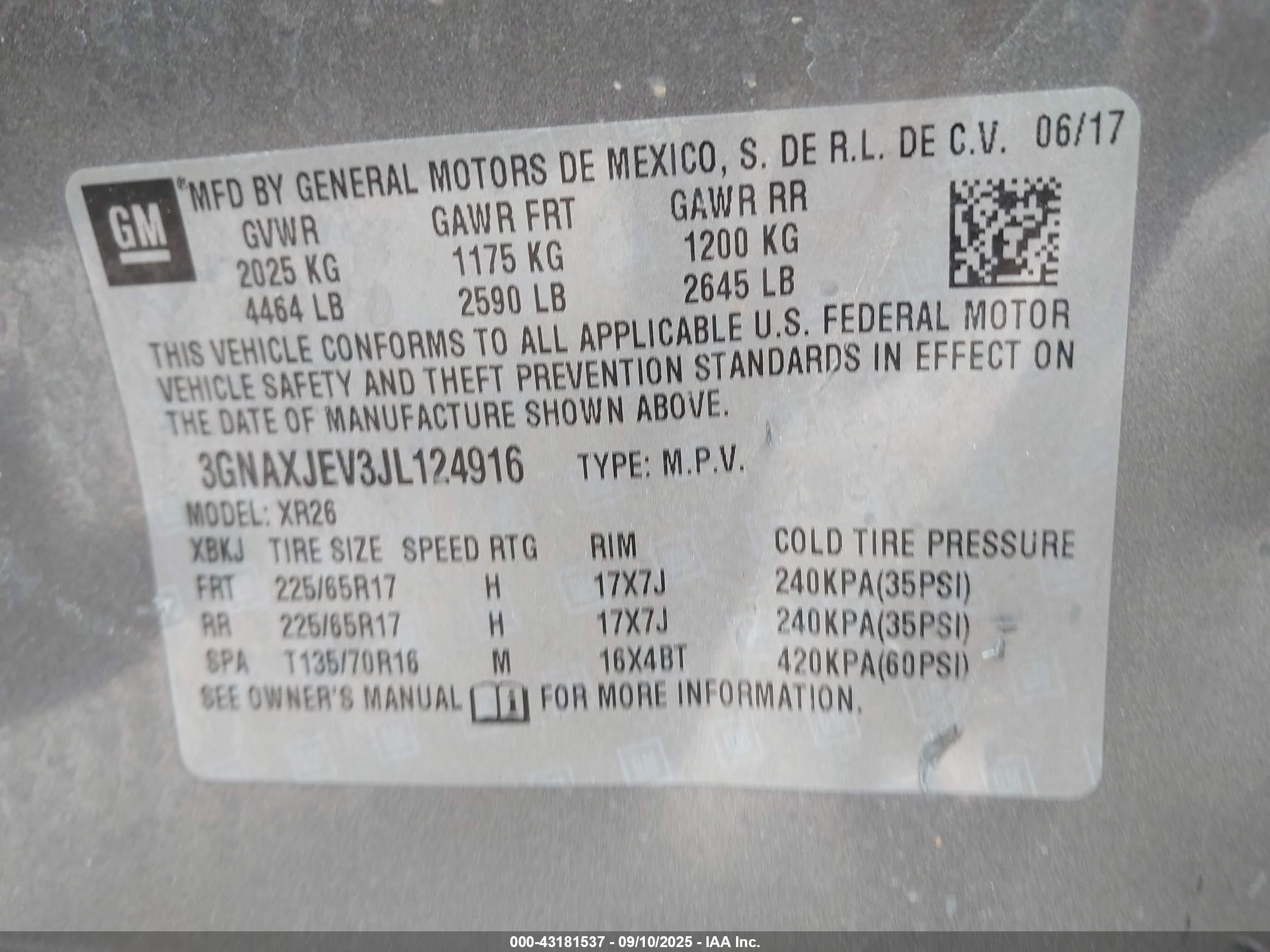 CHEVROLET EQUINOX image 9