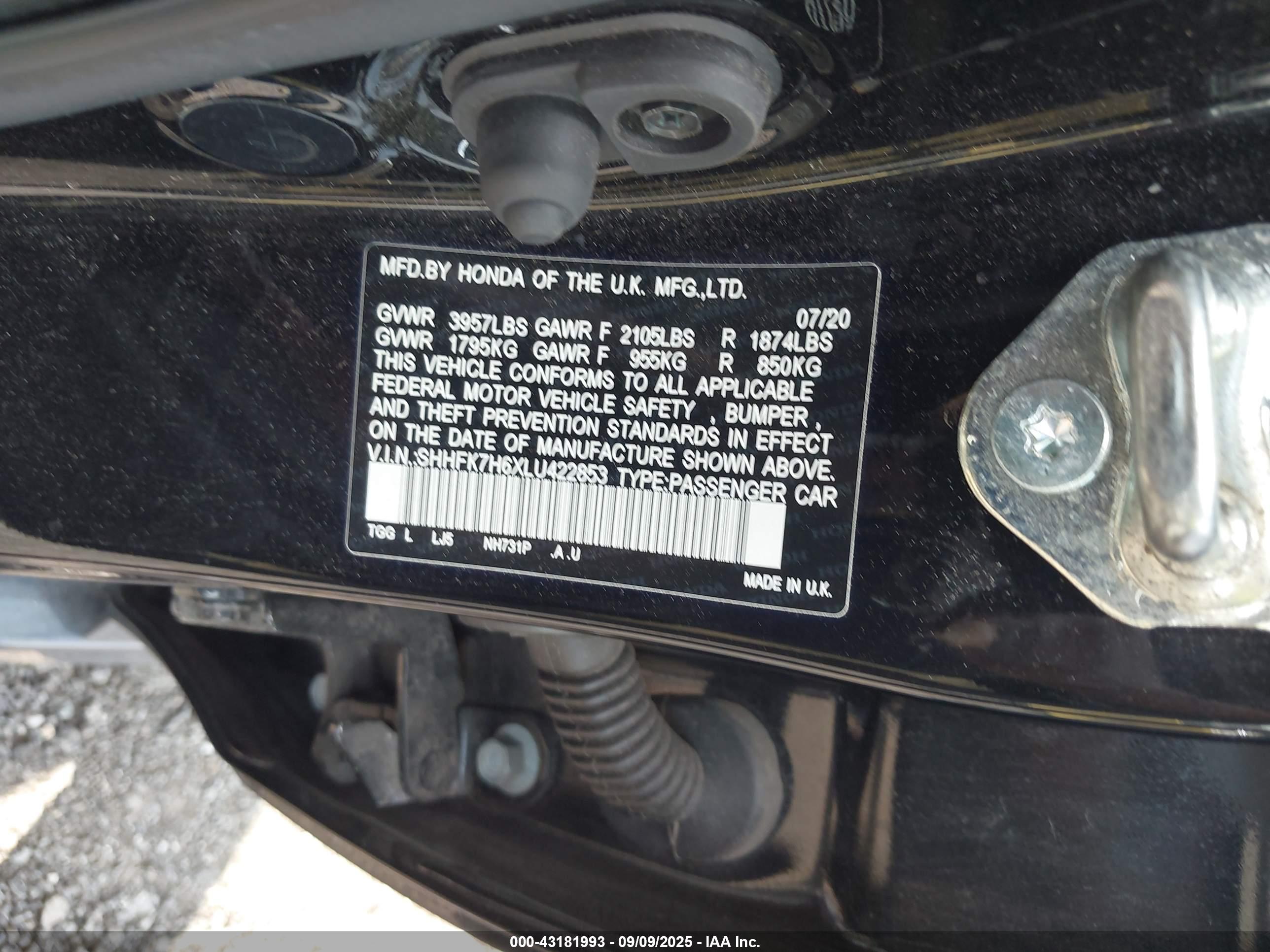 HONDA CIVIC image 9