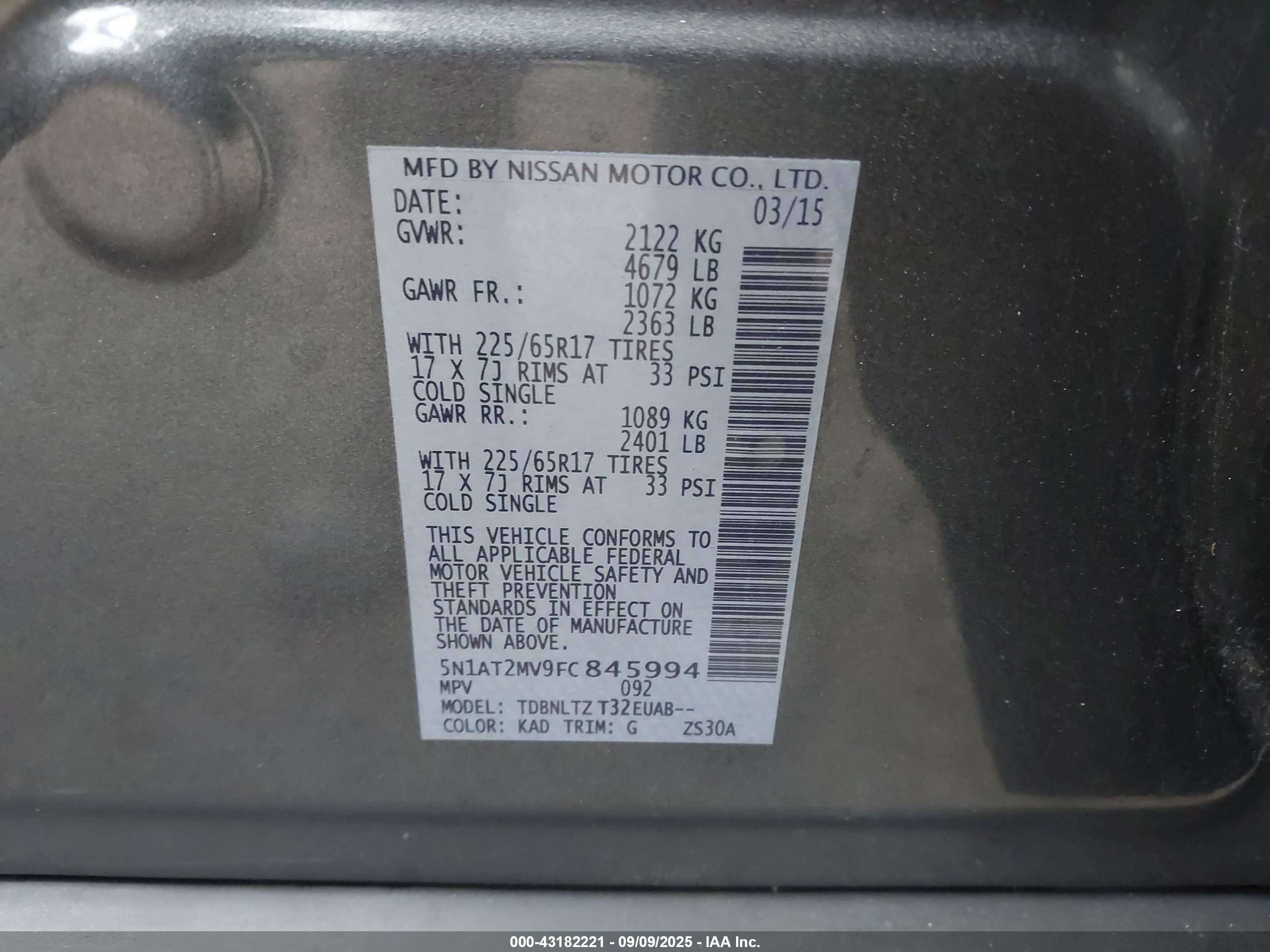 NISSAN ROGUE image 9