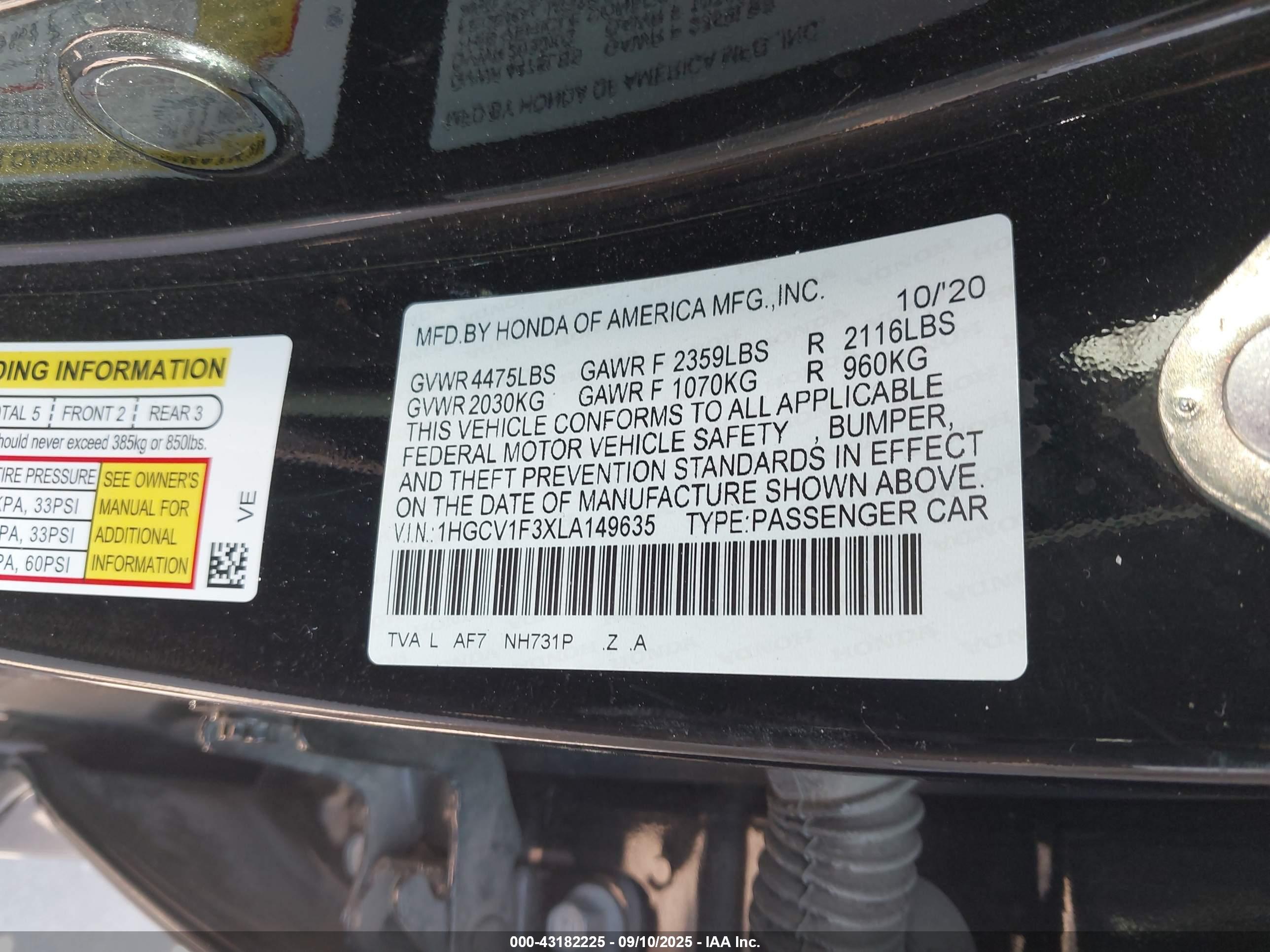 HONDA ACCORD image 9