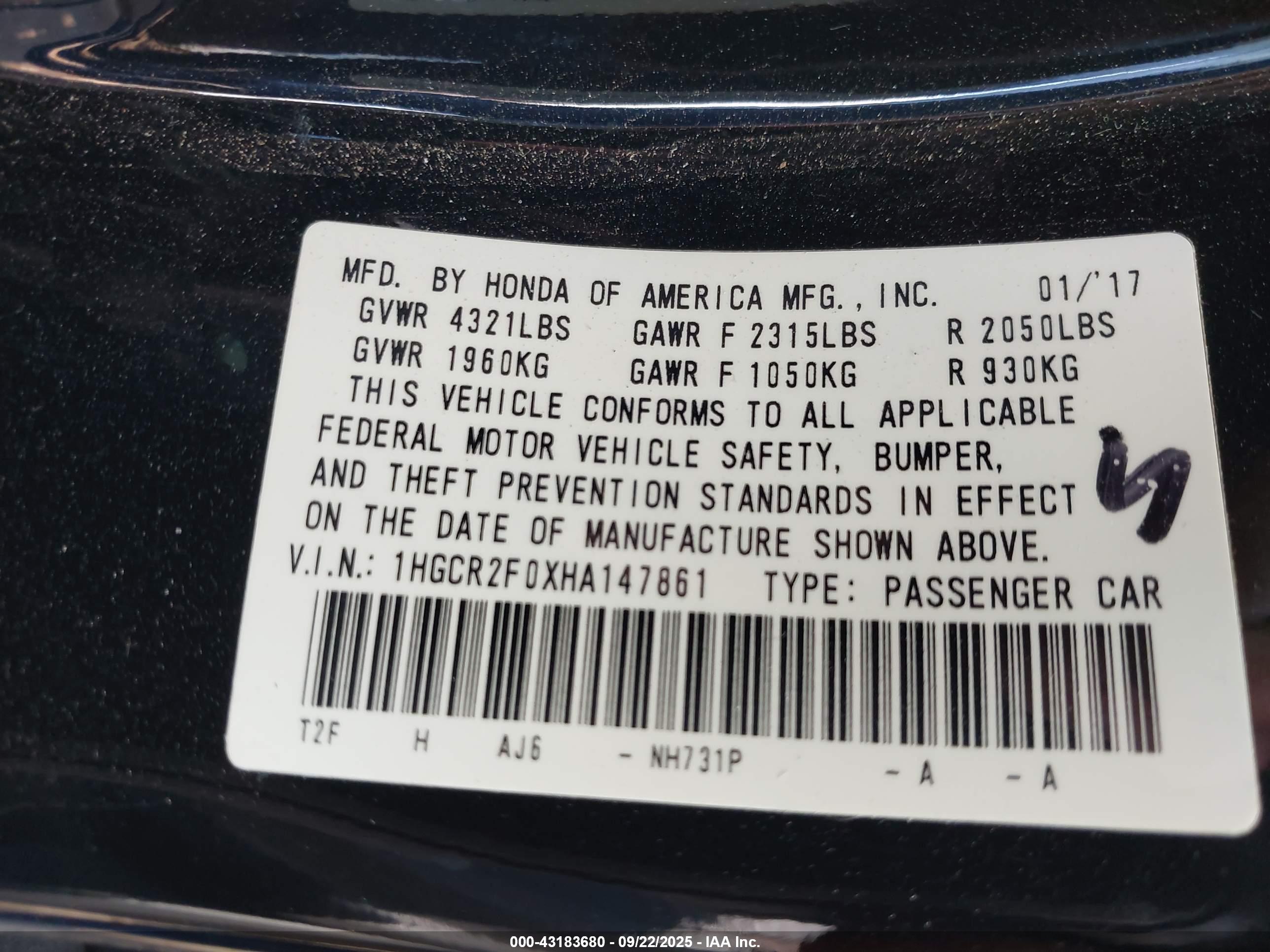 HONDA ACCORD image 9