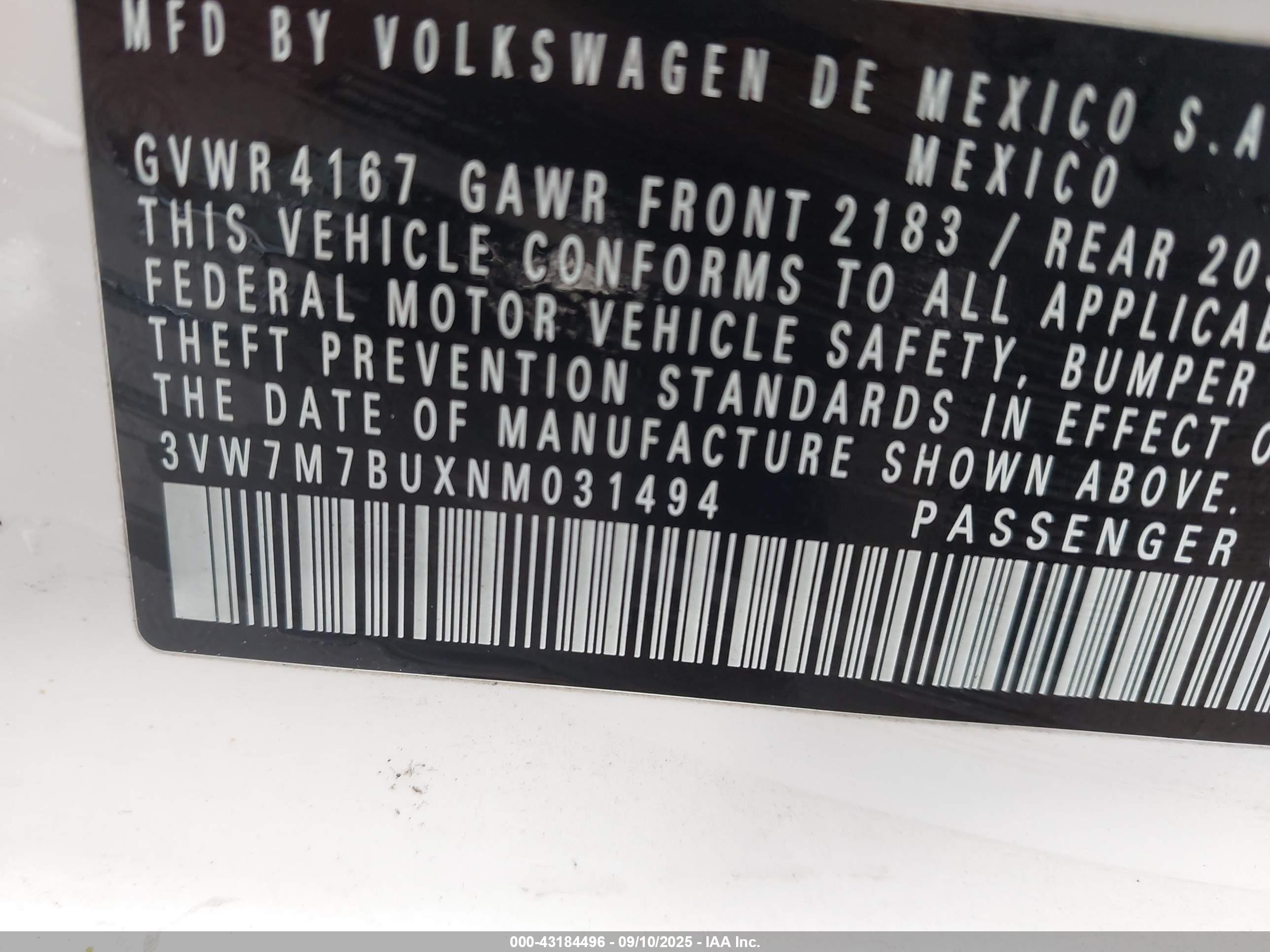 VOLKSWAGEN JETTA image 9
