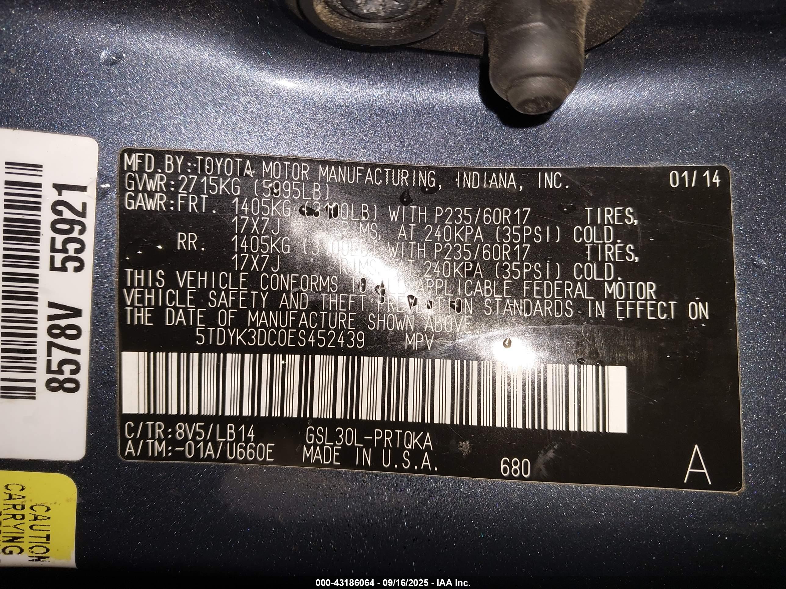 TOYOTA SIENNA image 9