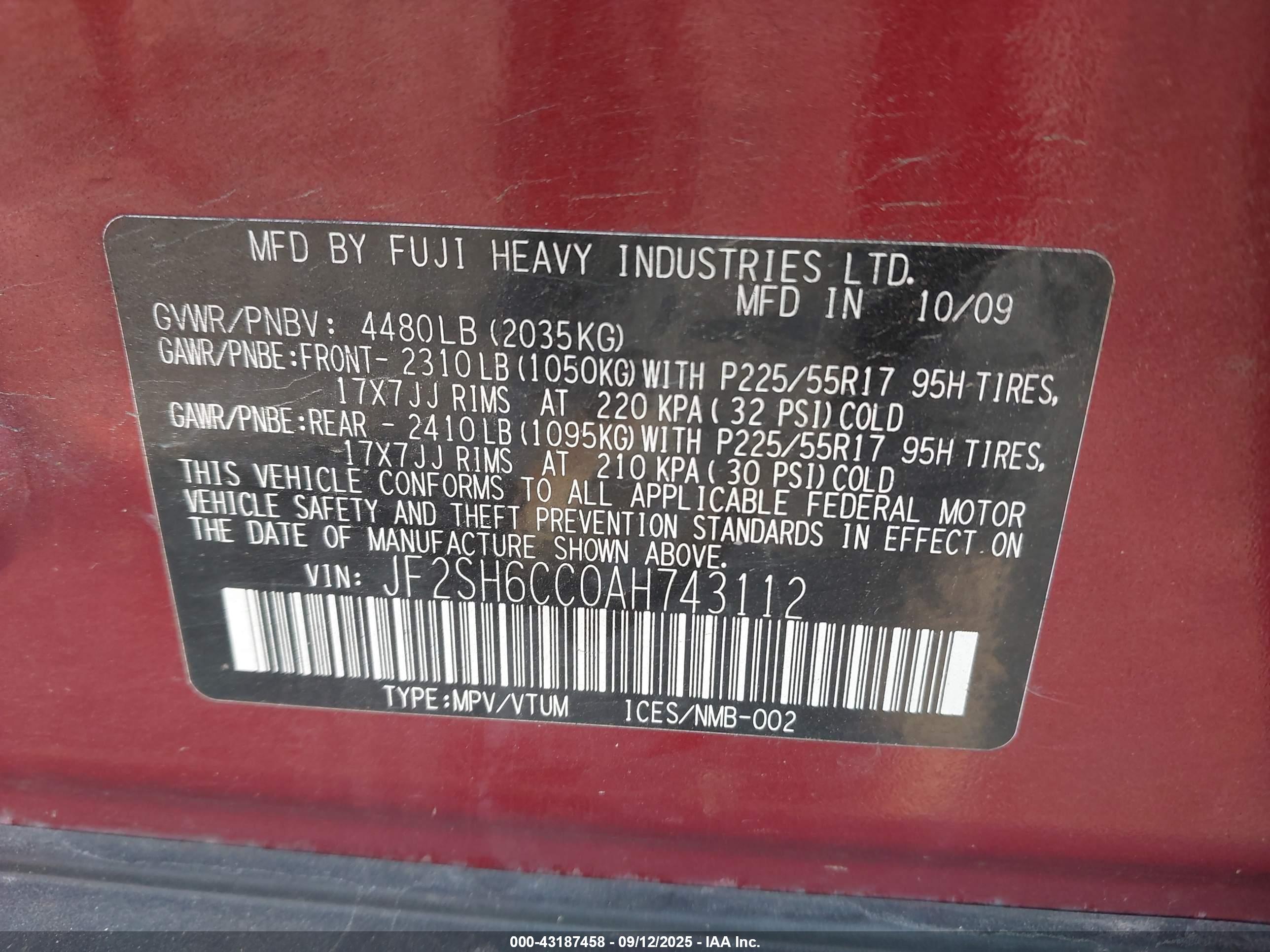 SUBARU FORESTER image 9