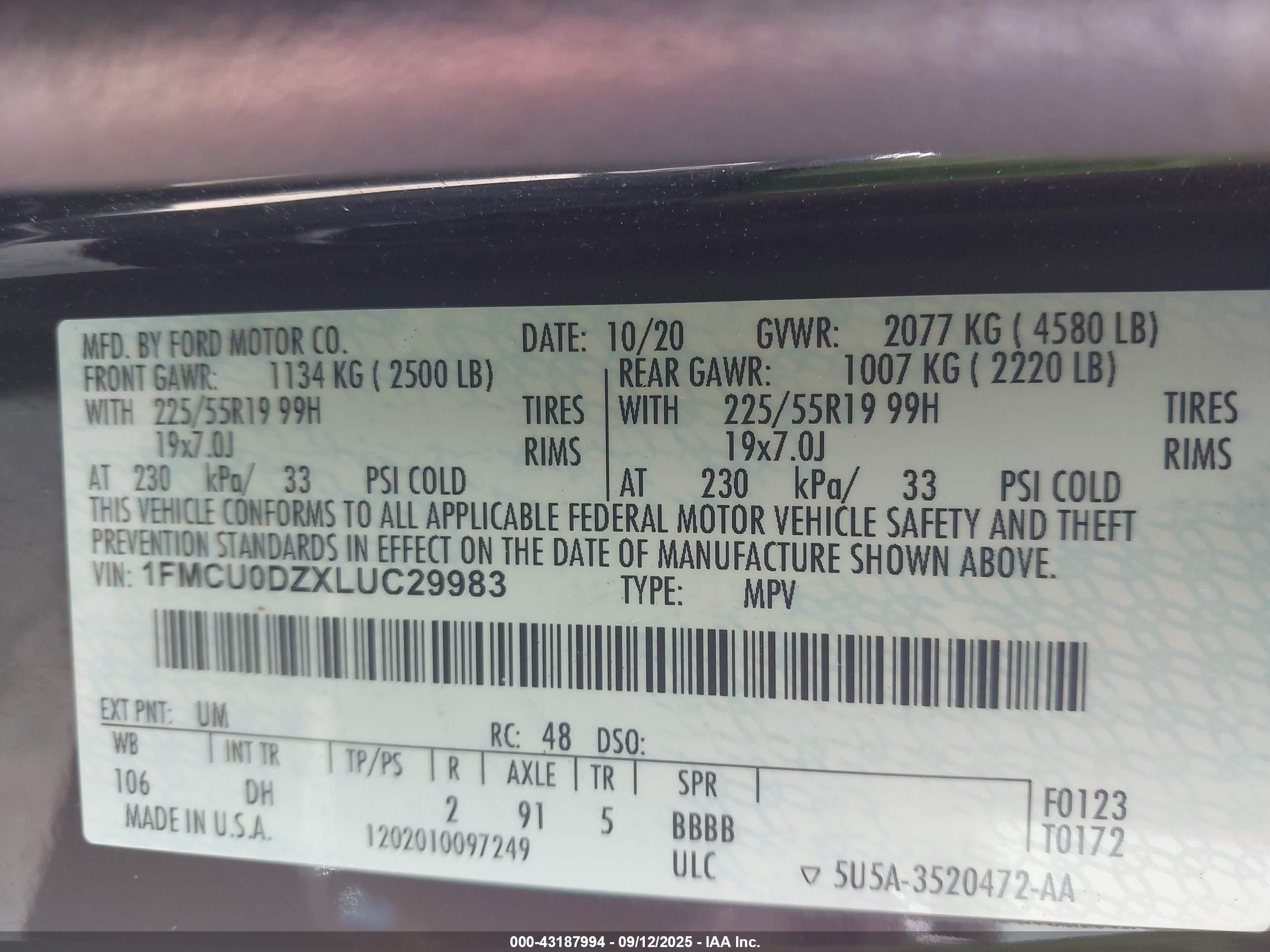 FORD ESCAPE image 9