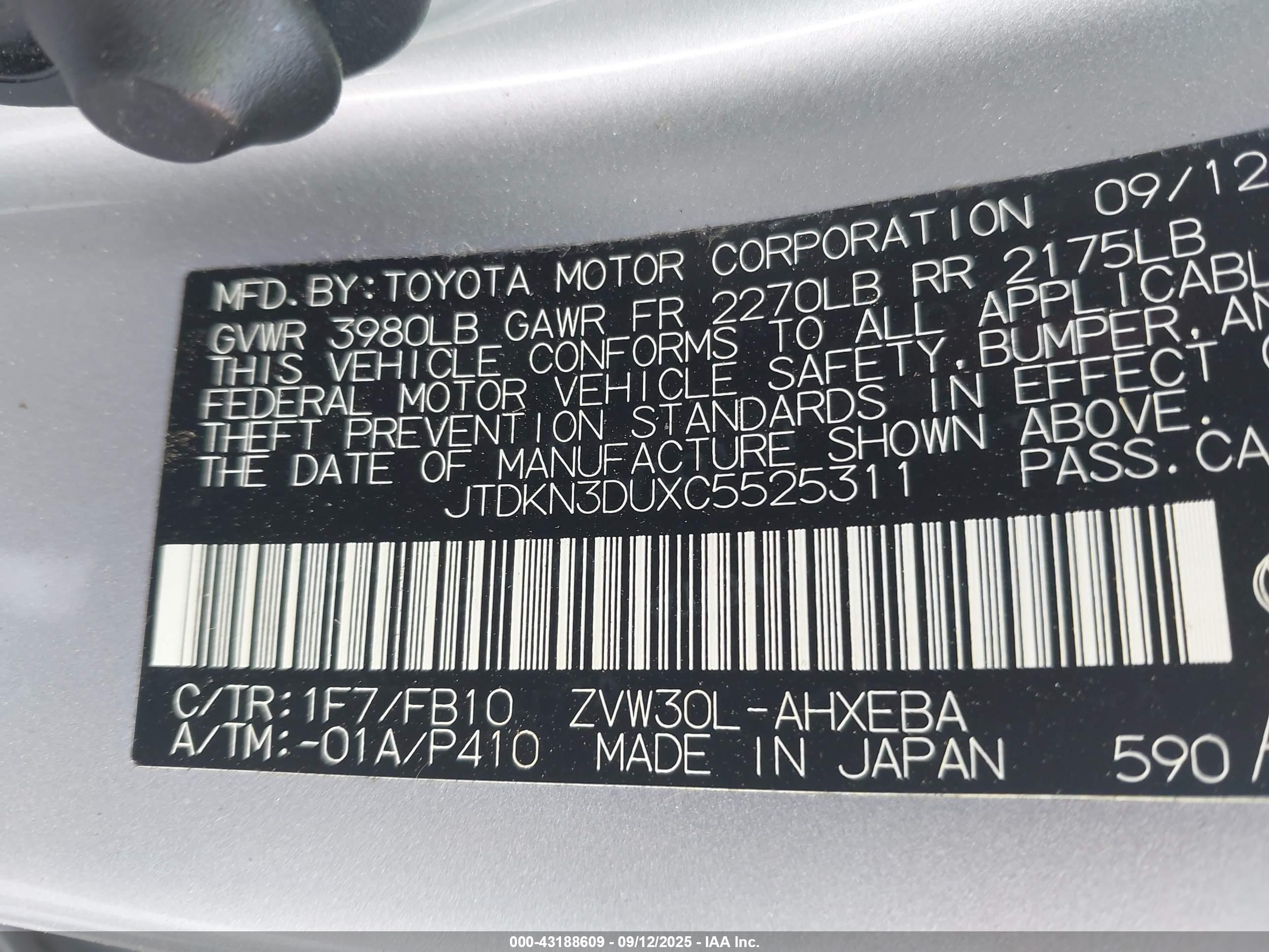 TOYOTA PRIUS image 9