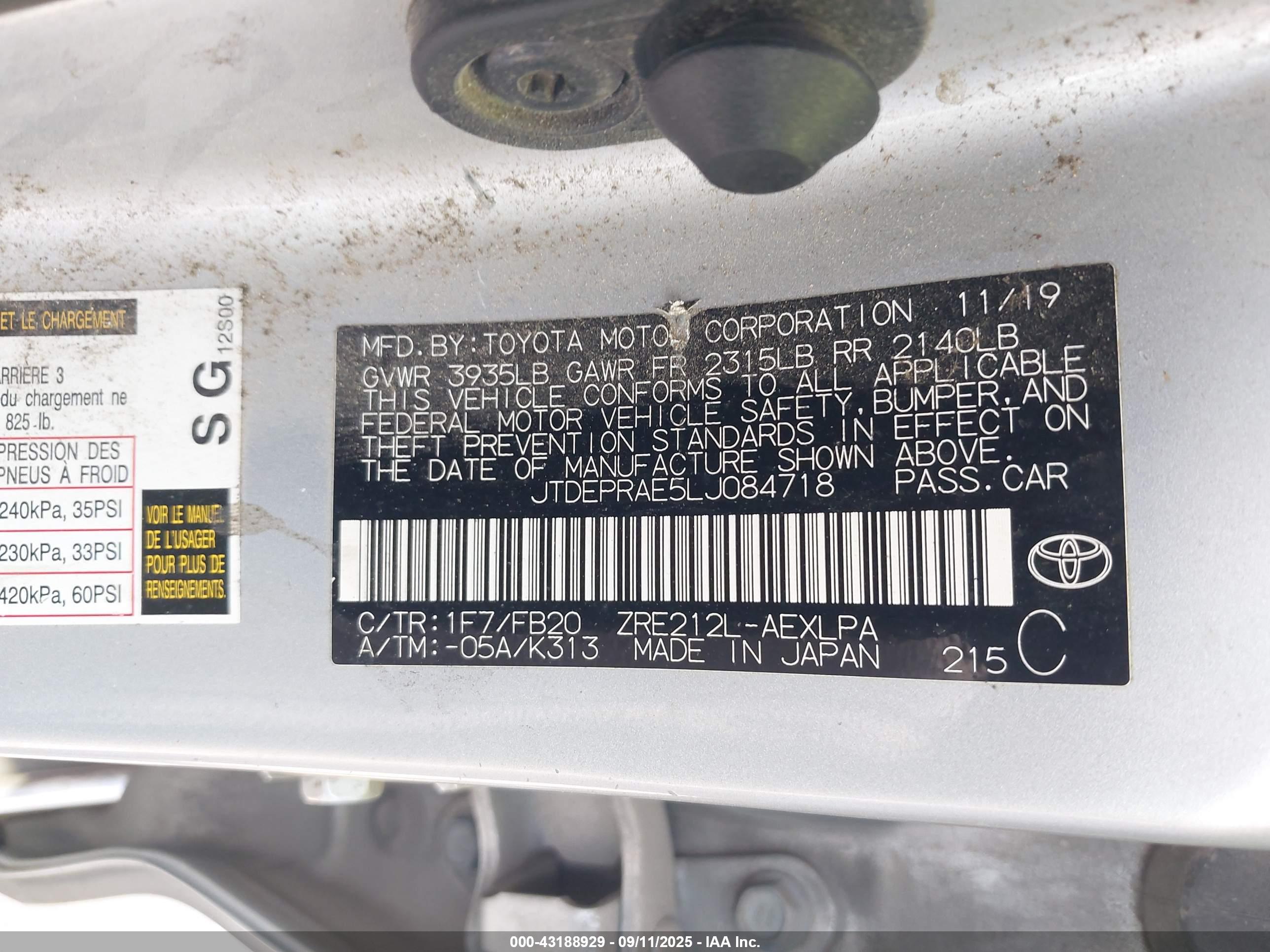 TOYOTA COROLLA image 9