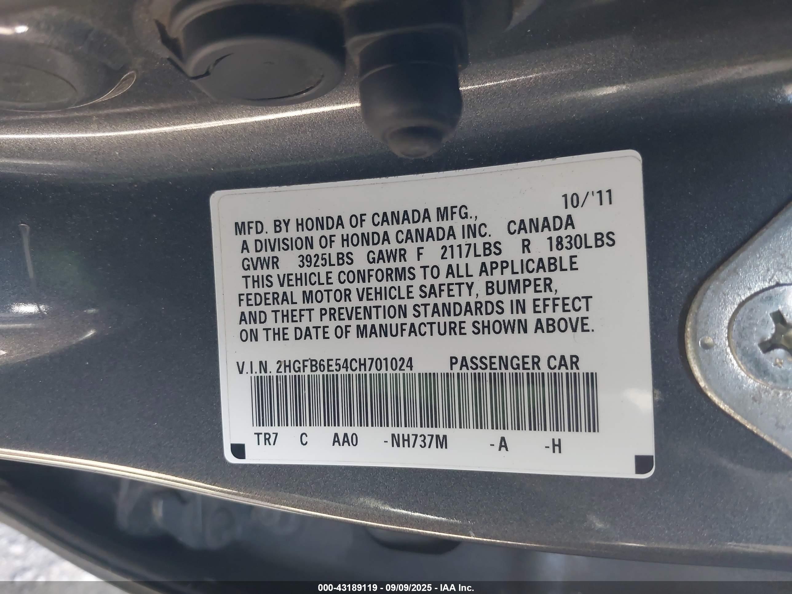 HONDA CIVIC image 9