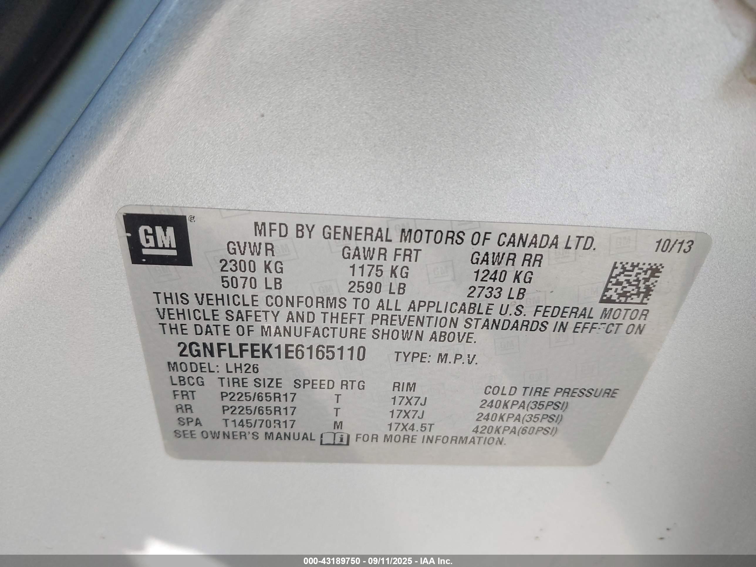 CHEVROLET EQUINOX image 9