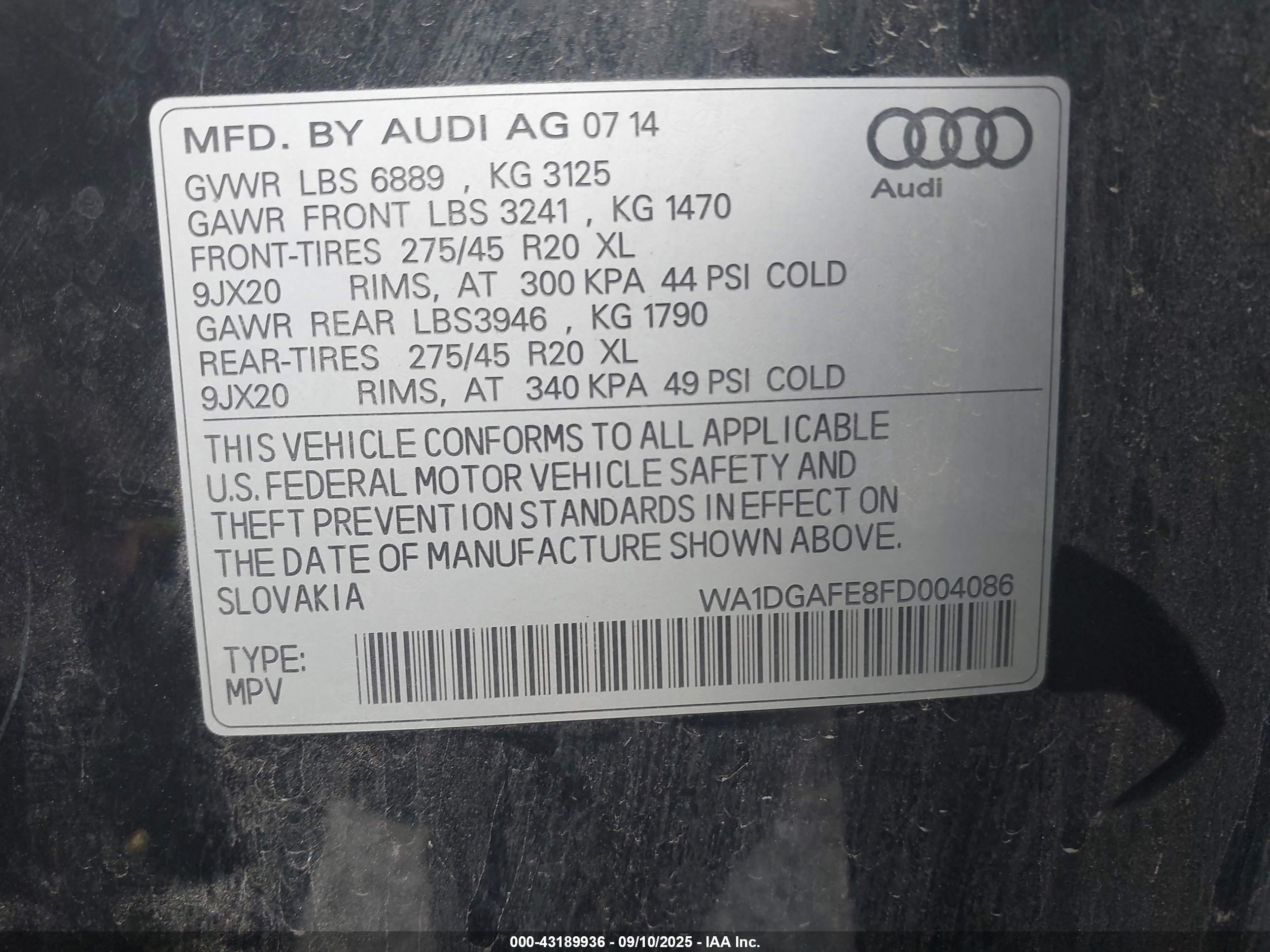 AUDI Q7 image 9