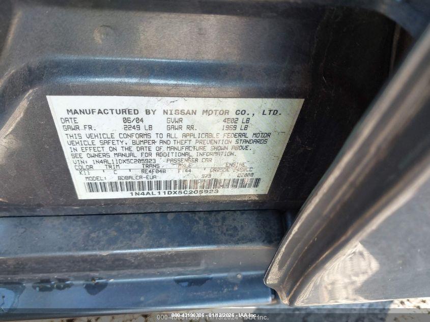 NISSAN ALTIMA image 9