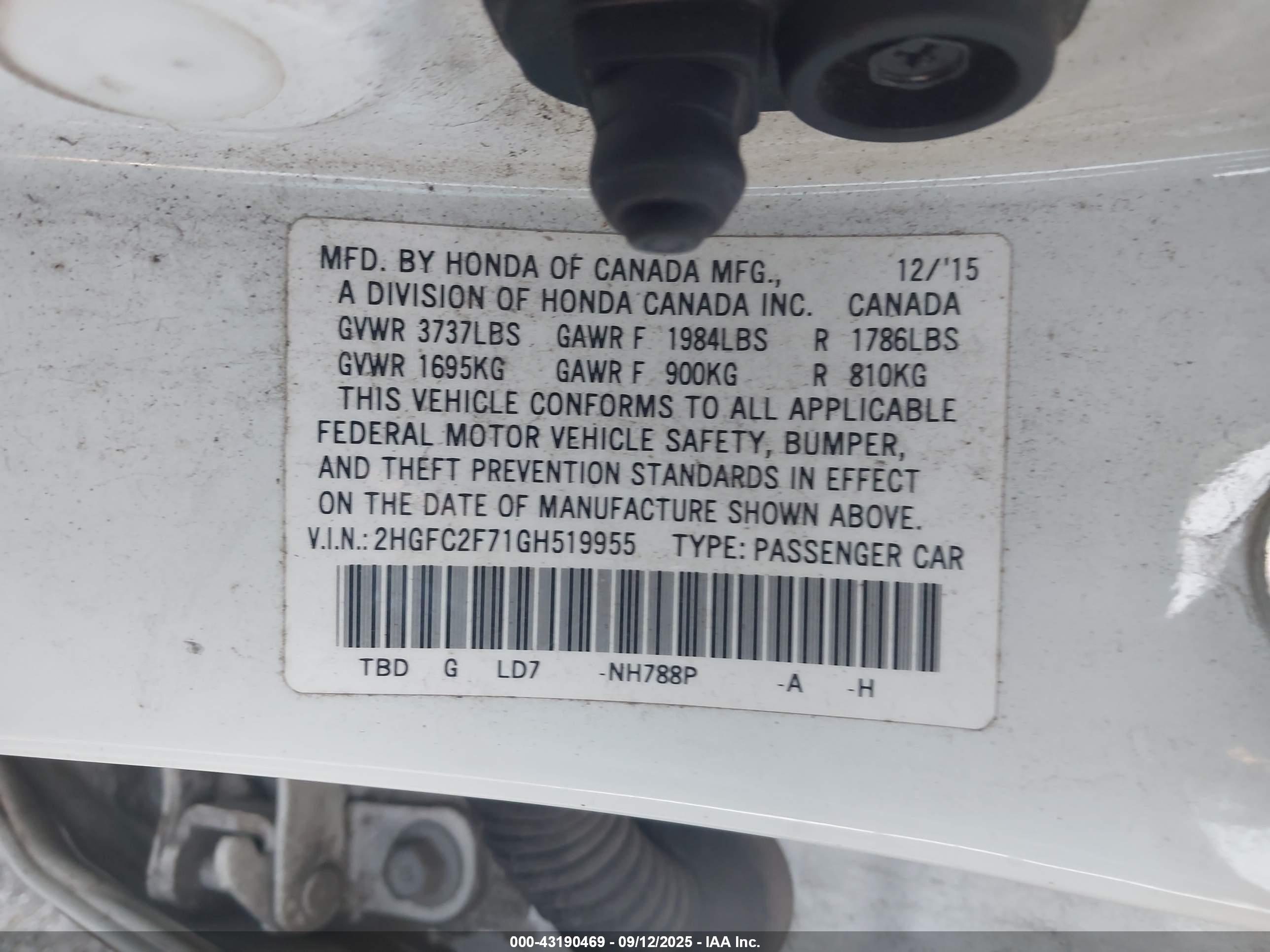 HONDA CIVIC image 9