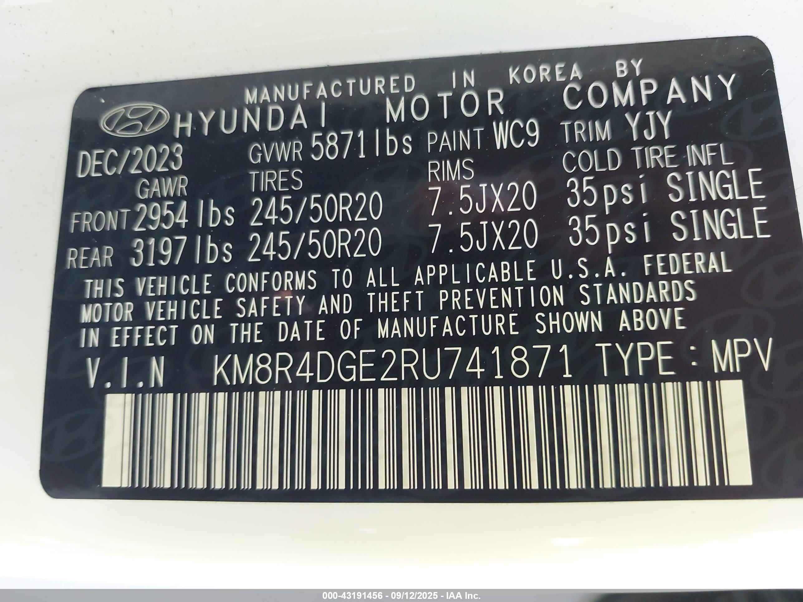 HYUNDAI PALISADE image 9