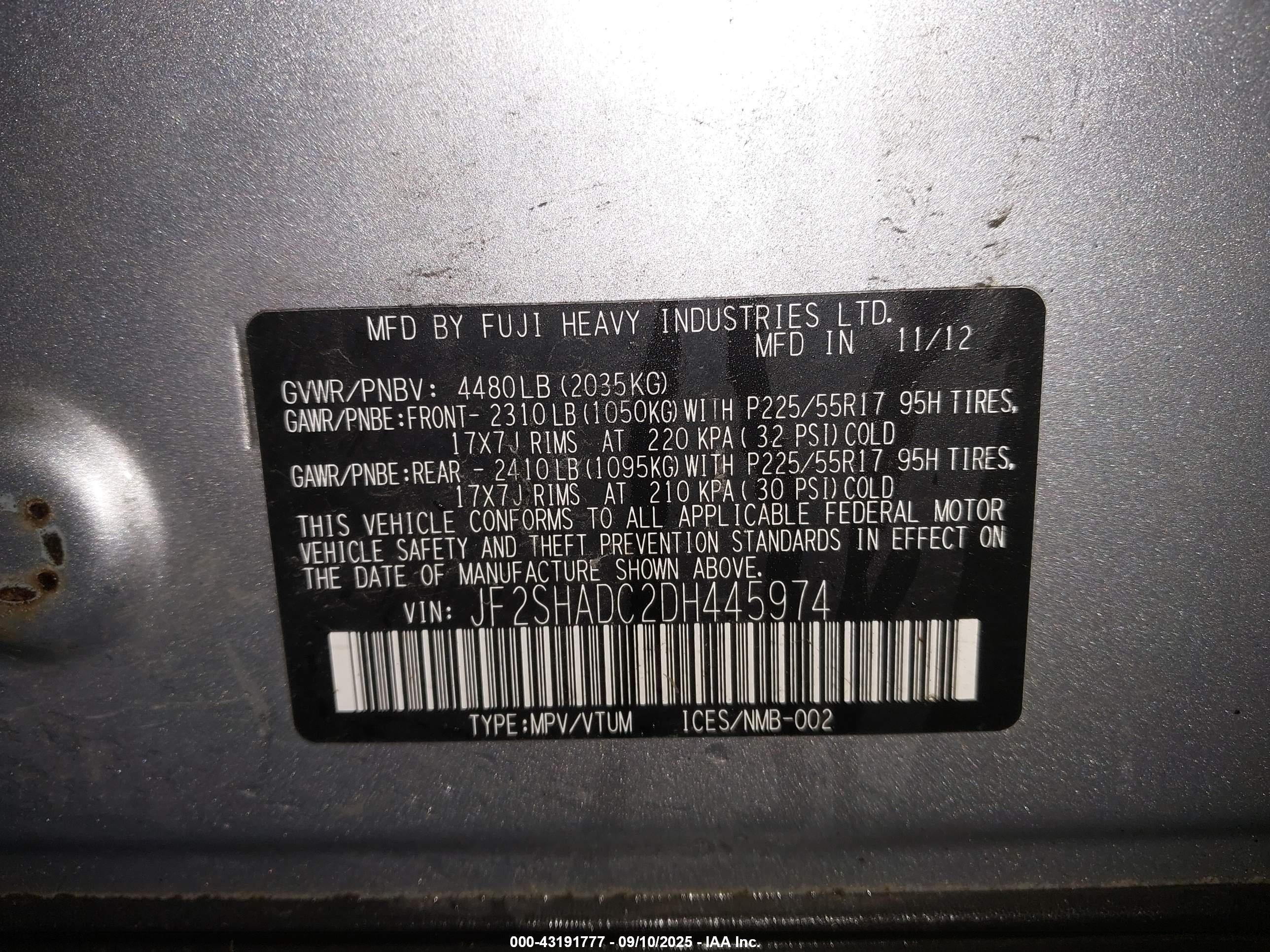 SUBARU FORESTER image 9