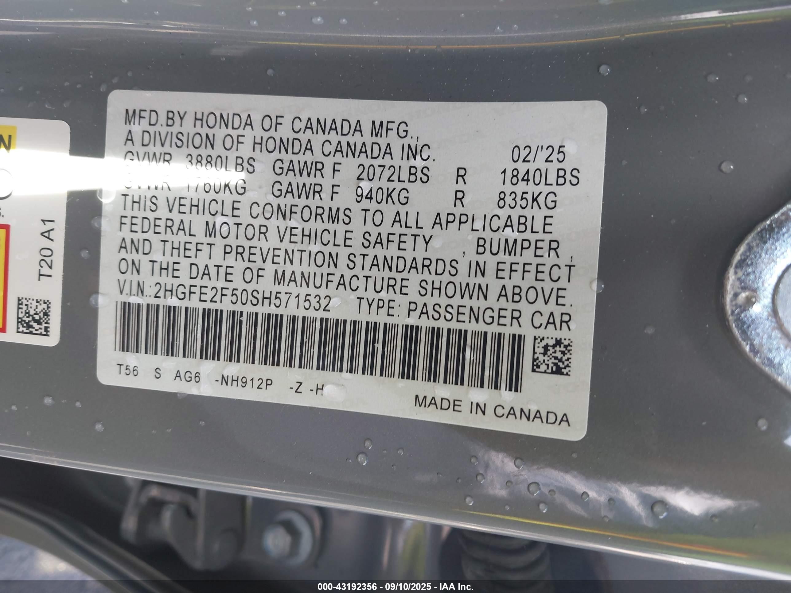 HONDA CIVIC image 9