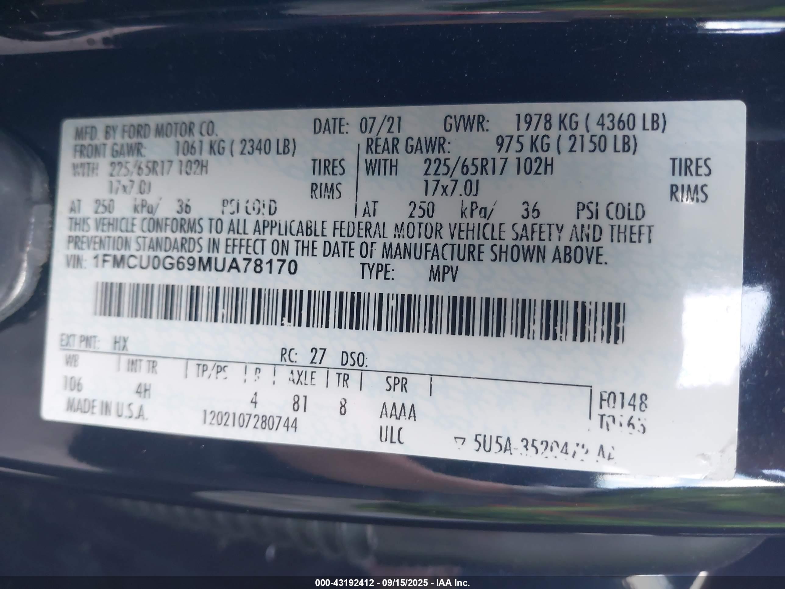 FORD ESCAPE image 9
