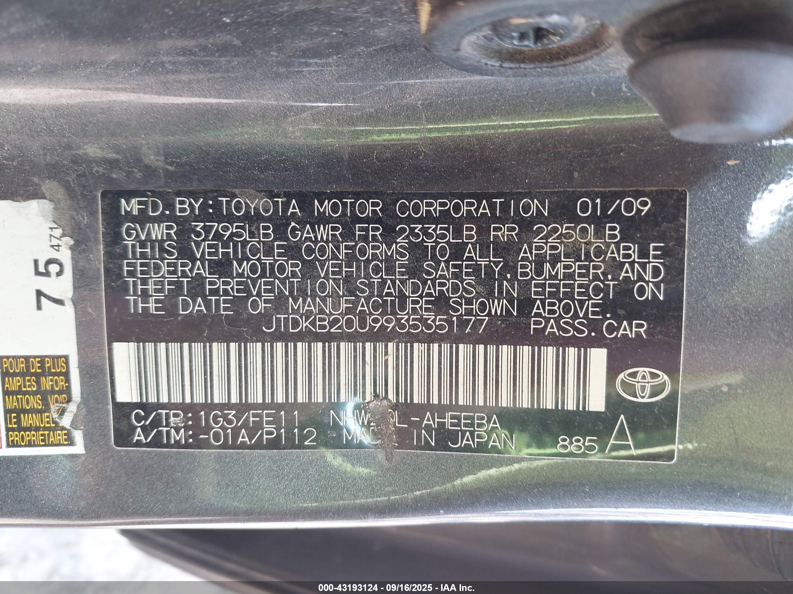 TOYOTA PRIUS image 9