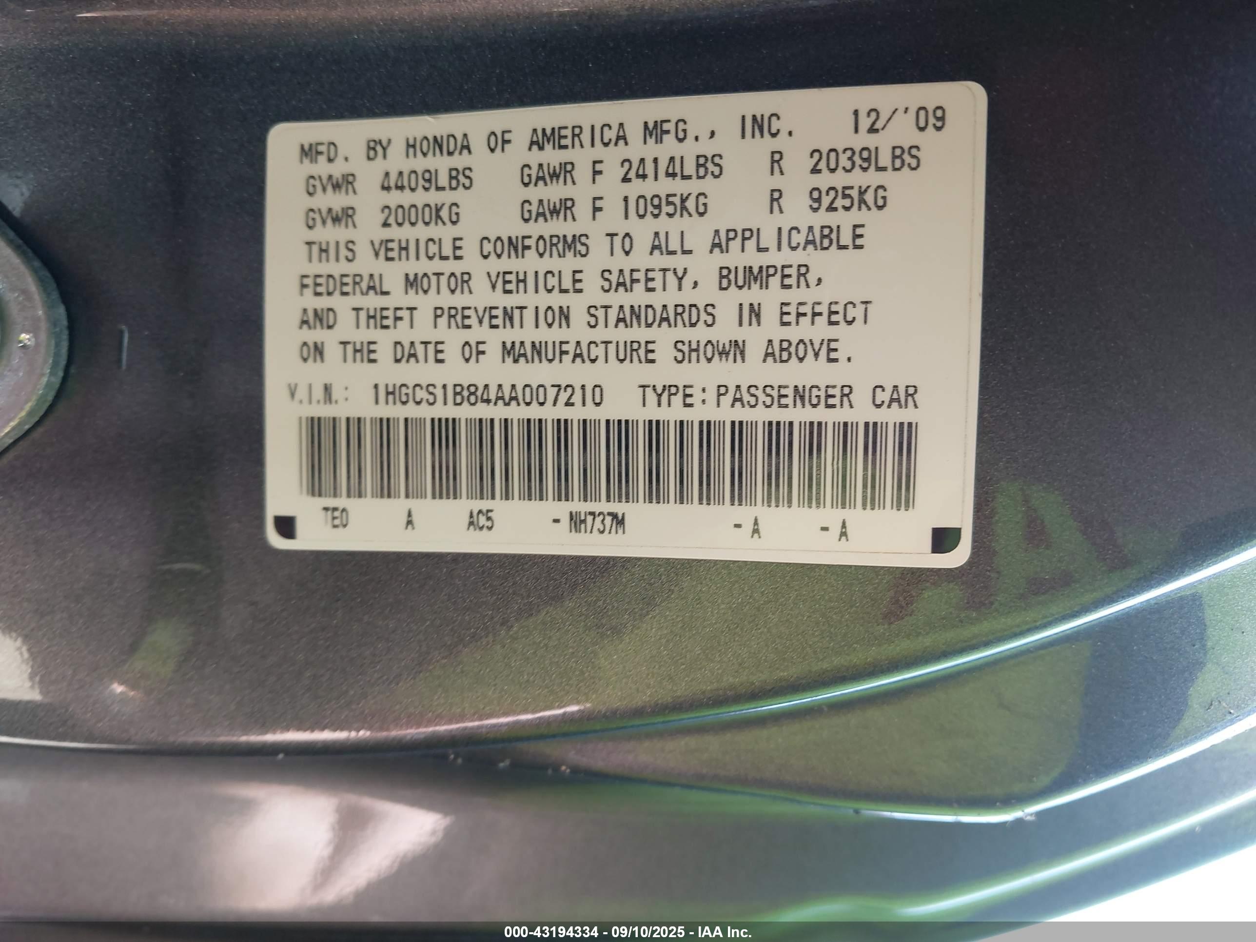 HONDA ACCORD image 9