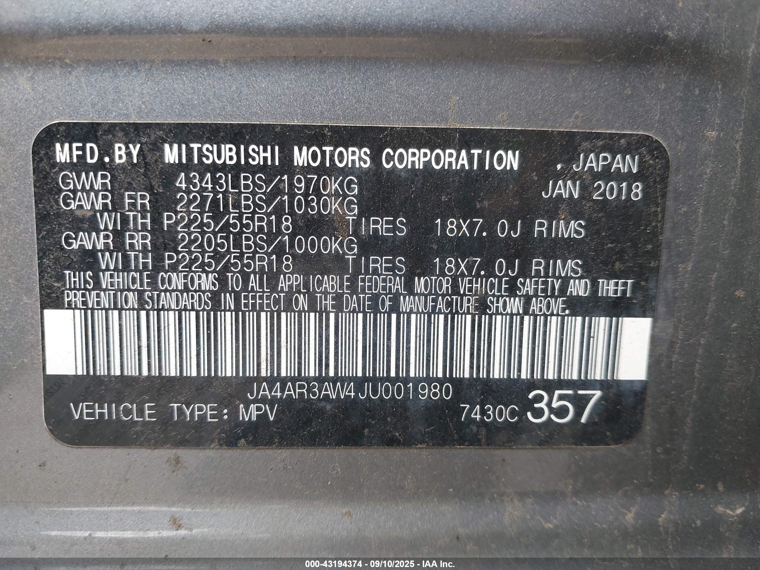 MITSUBISHI OUTLANDER image 9