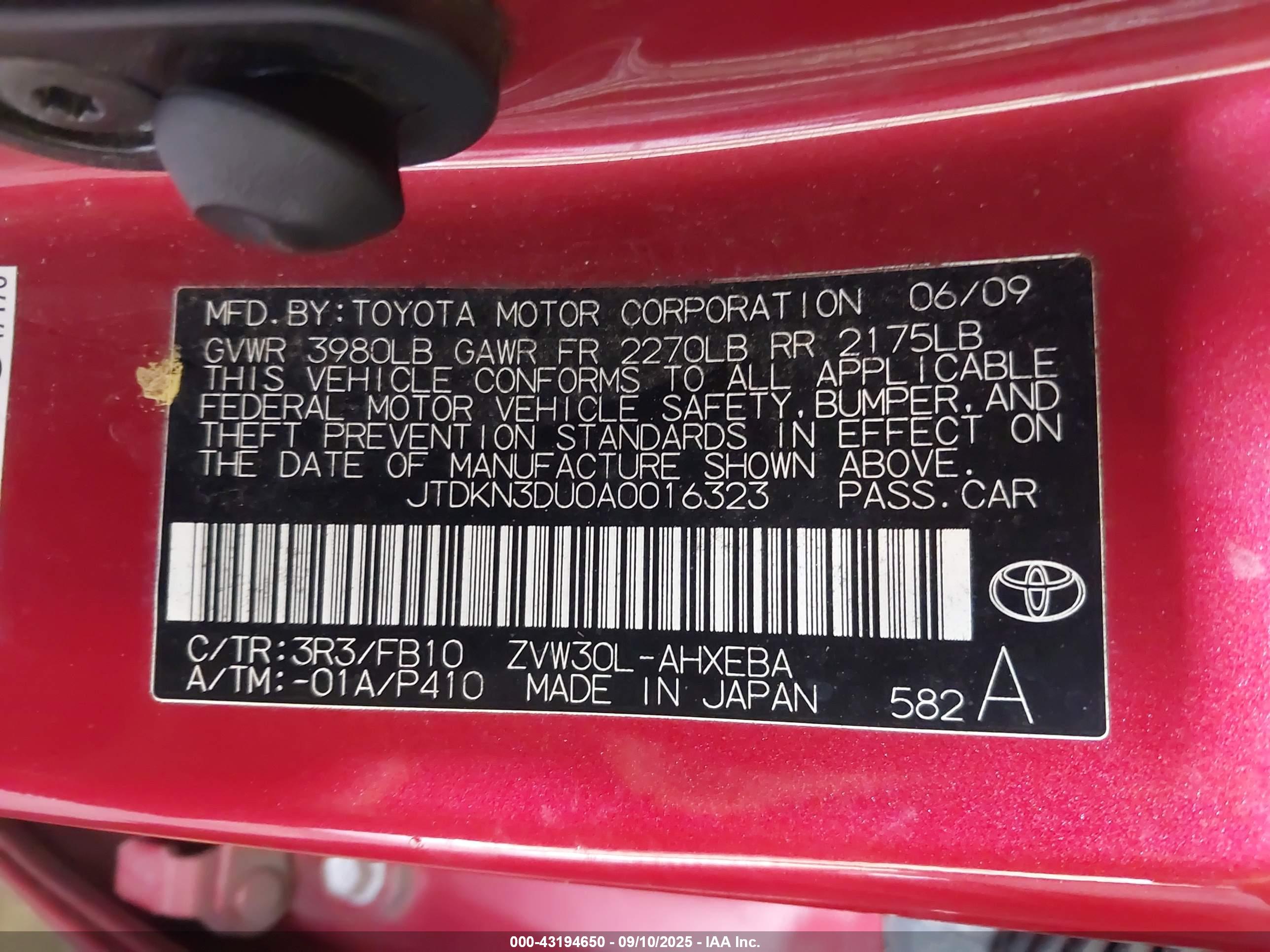 TOYOTA PRIUS image 9