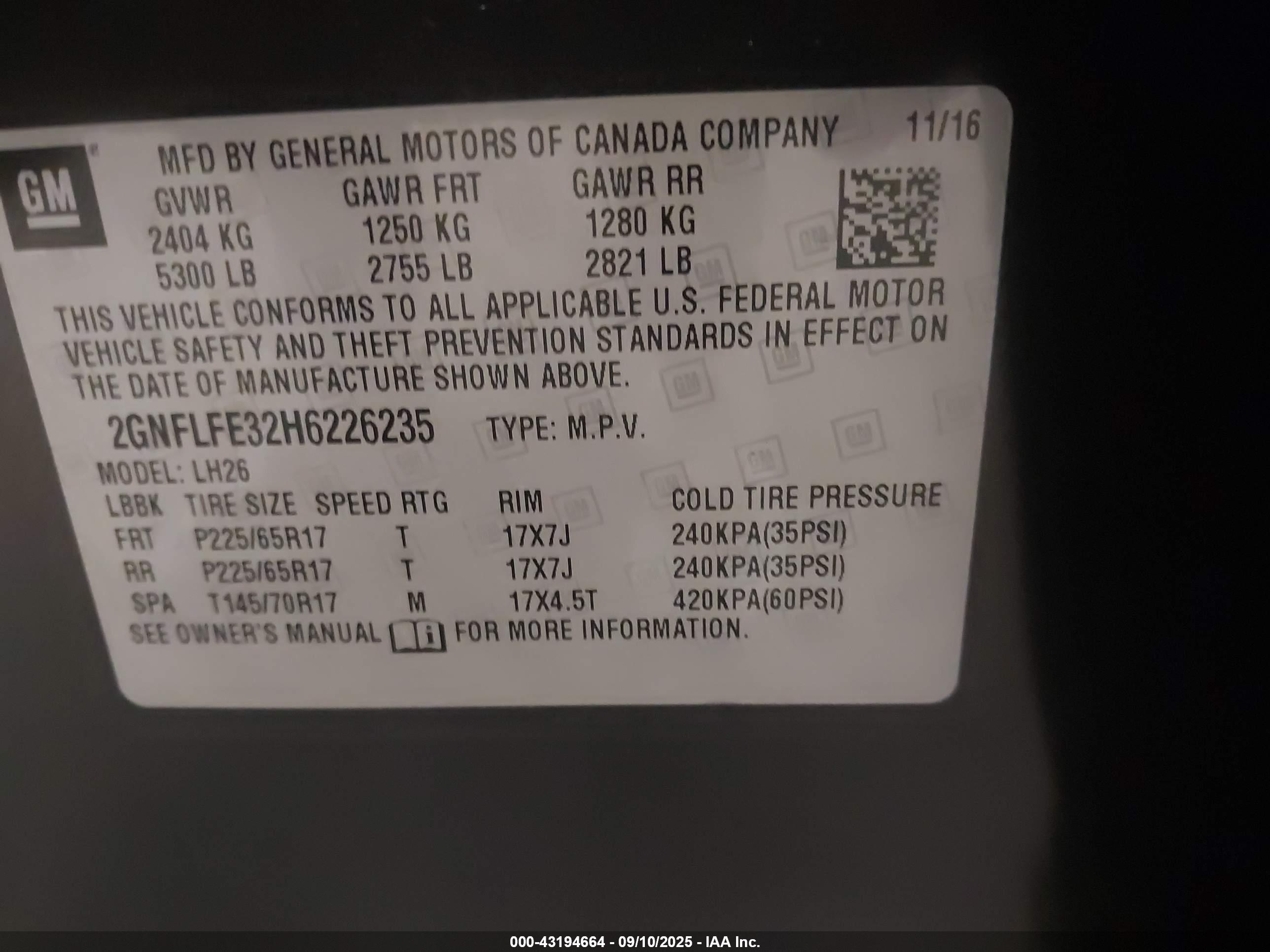 CHEVROLET EQUINOX image 9