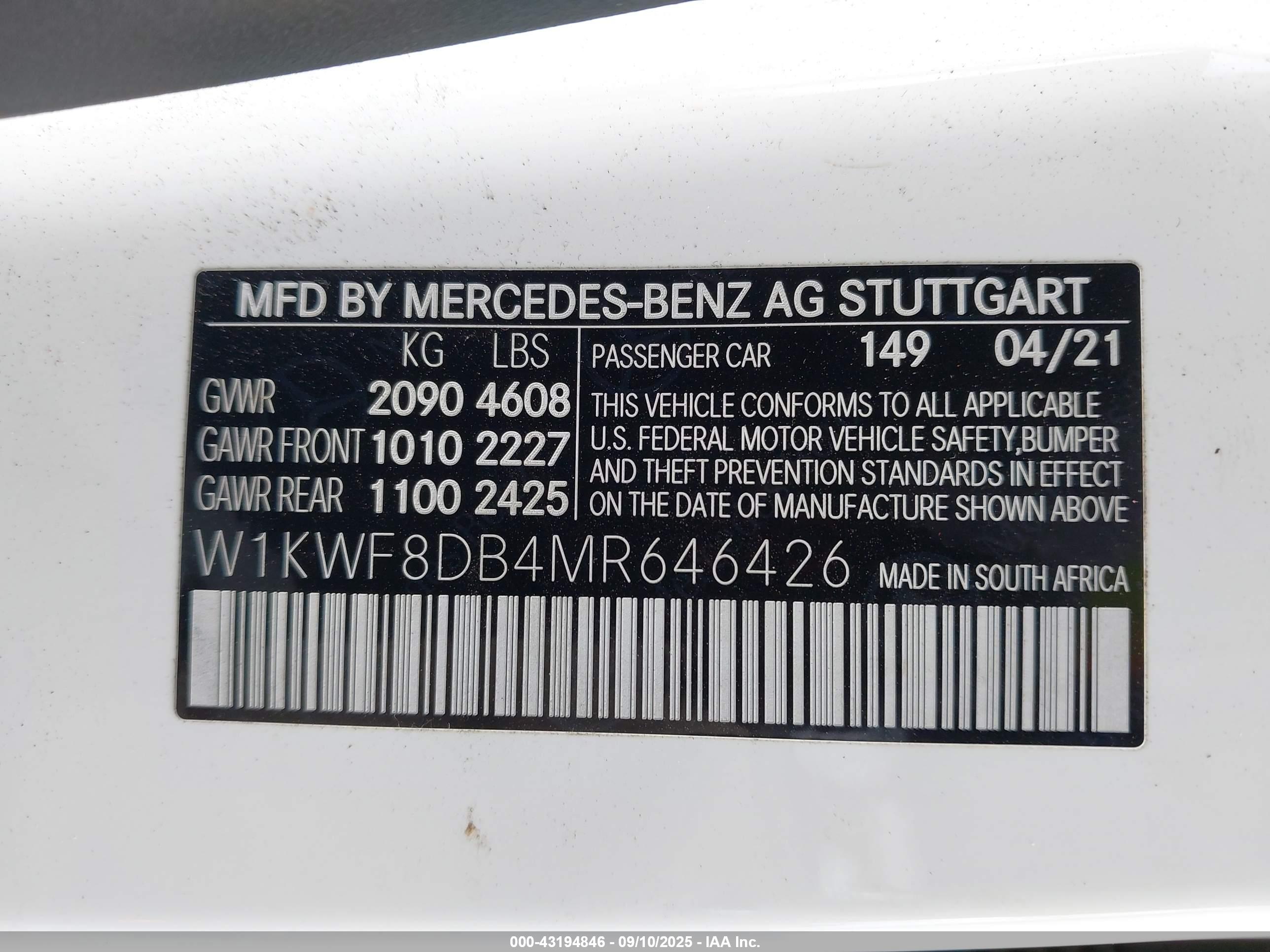 MERCEDES-BENZ C image 9