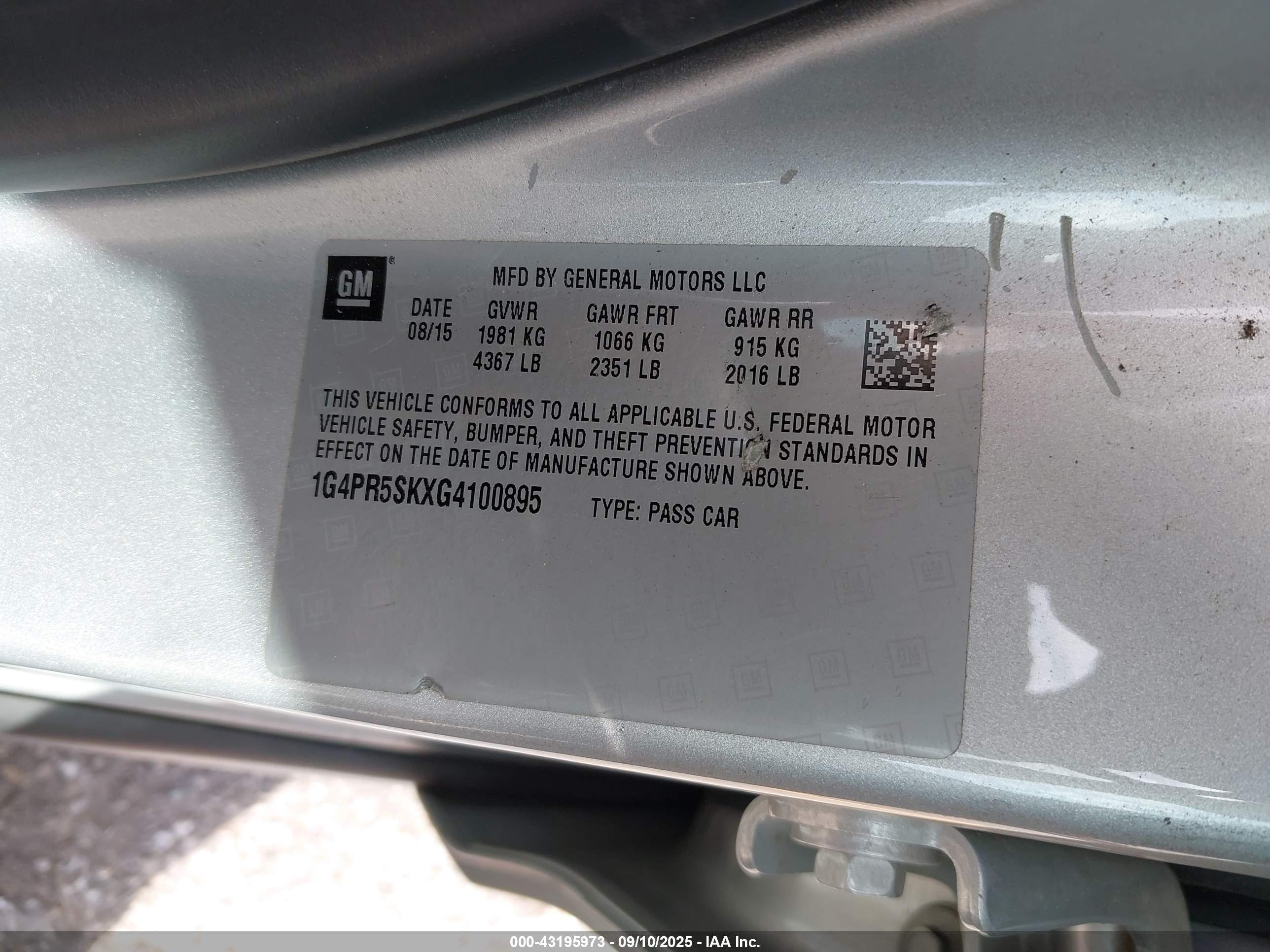 BUICK VERANO image 9