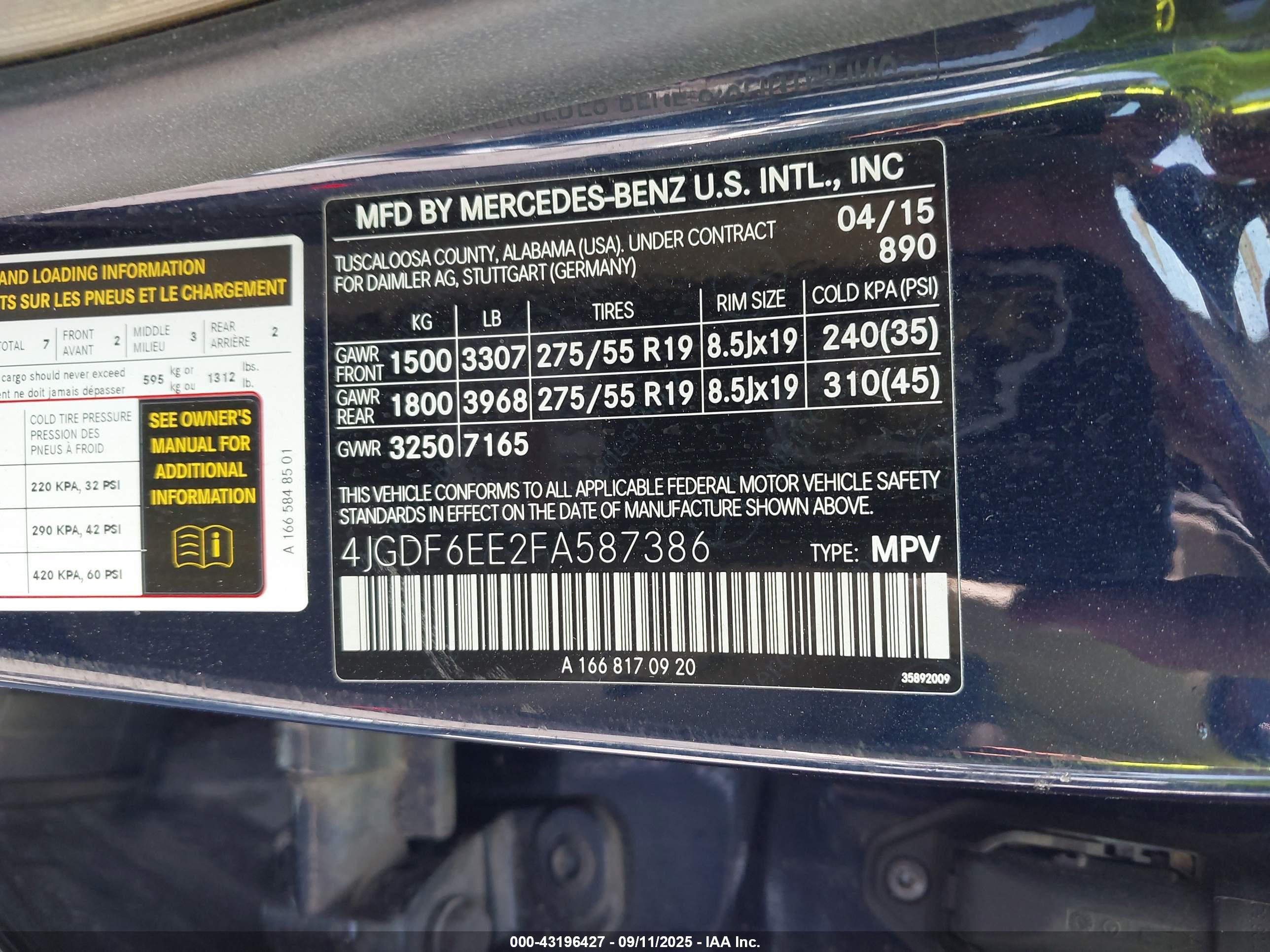MERCEDES-BENZ GL image 9