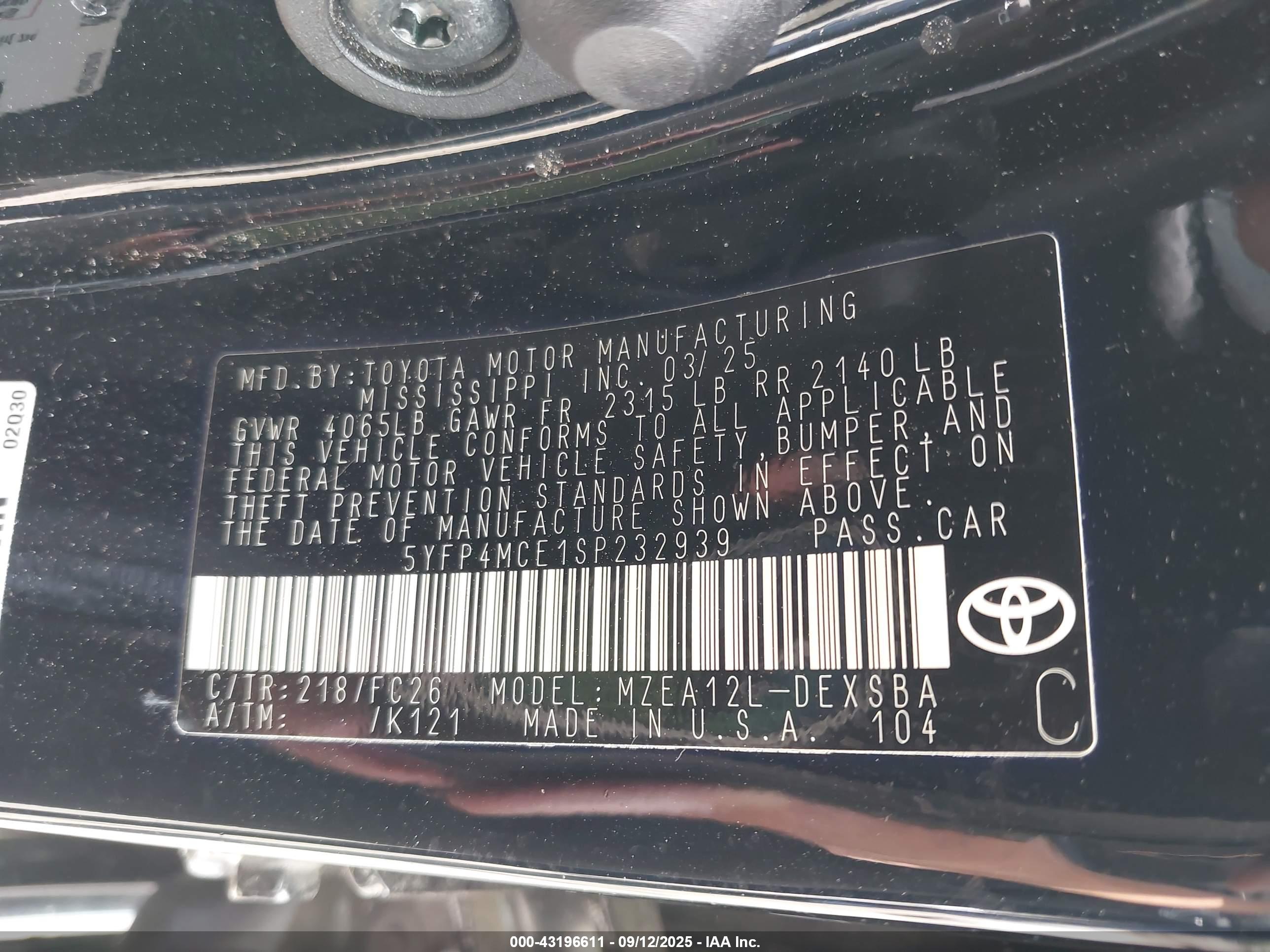 TOYOTA COROLLA image 9