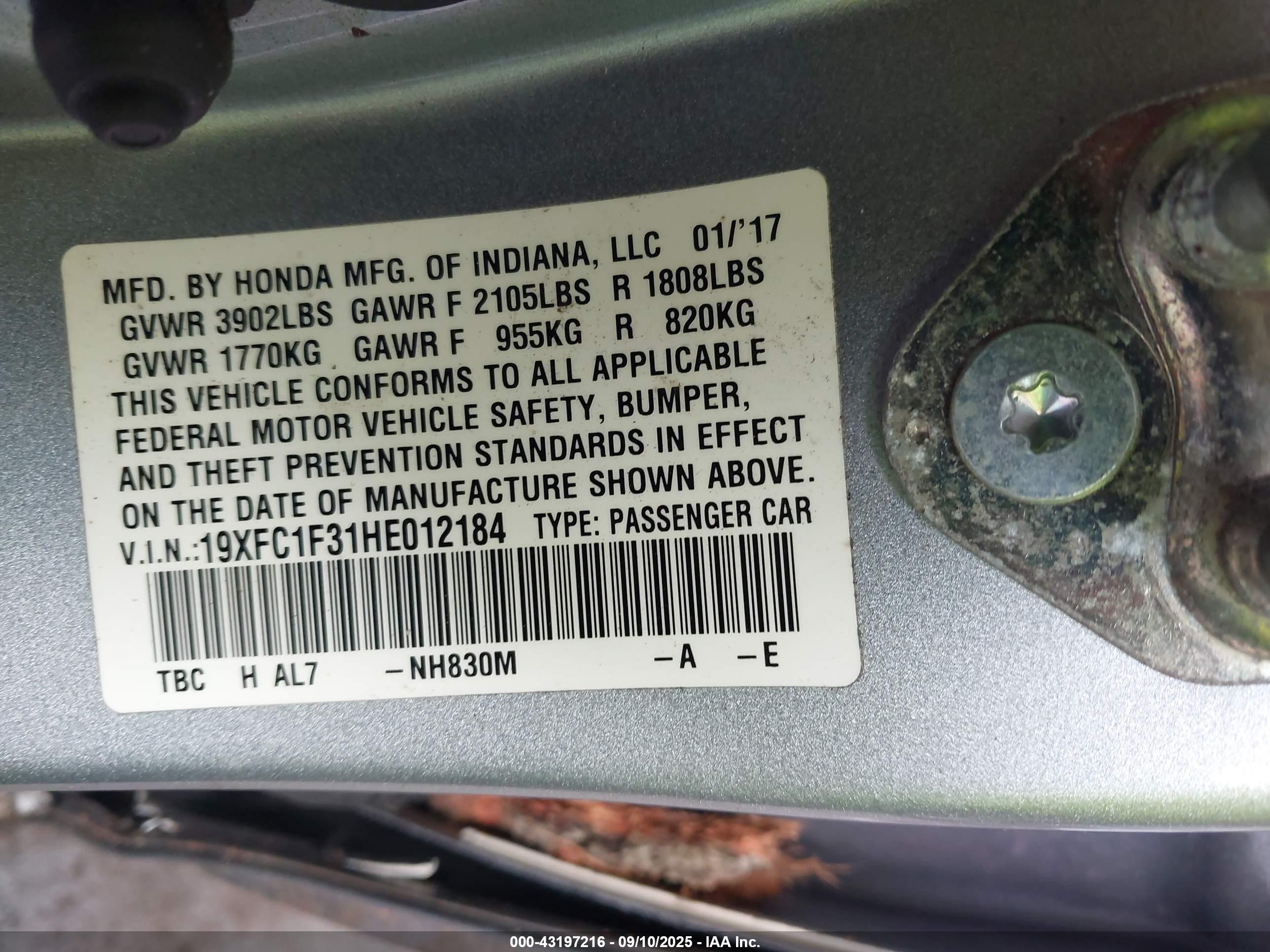 HONDA CIVIC image 9
