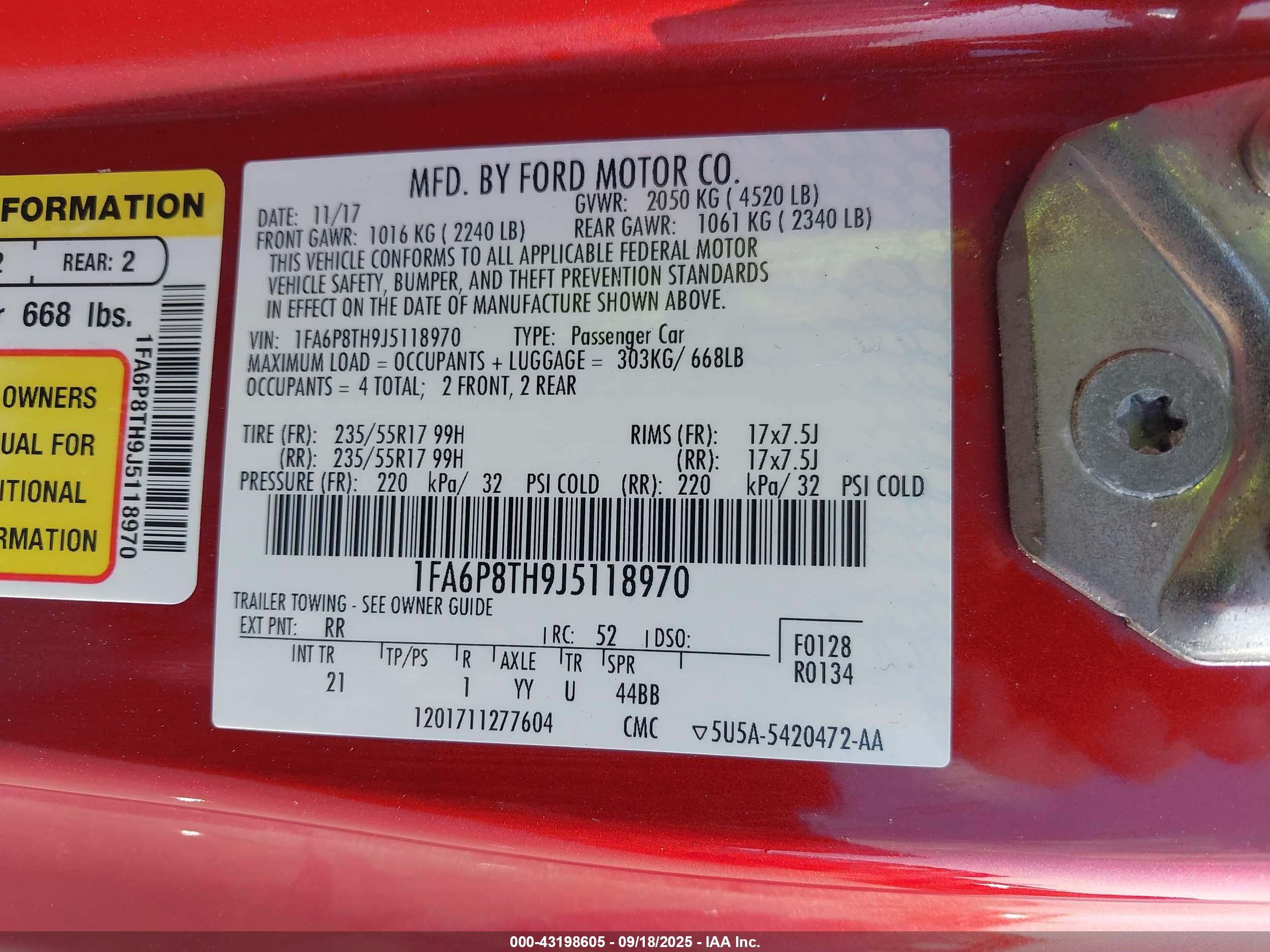 FORD MUSTANG image 9